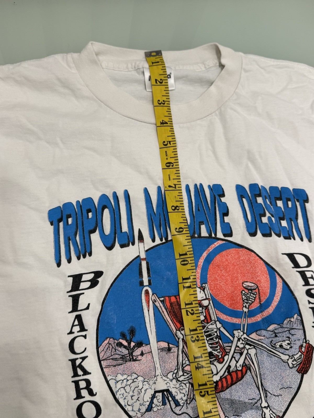 Vintage 1995 LDRS XIV Rocketry T Shirt L Murina Tripoli Black Rock Desert Space