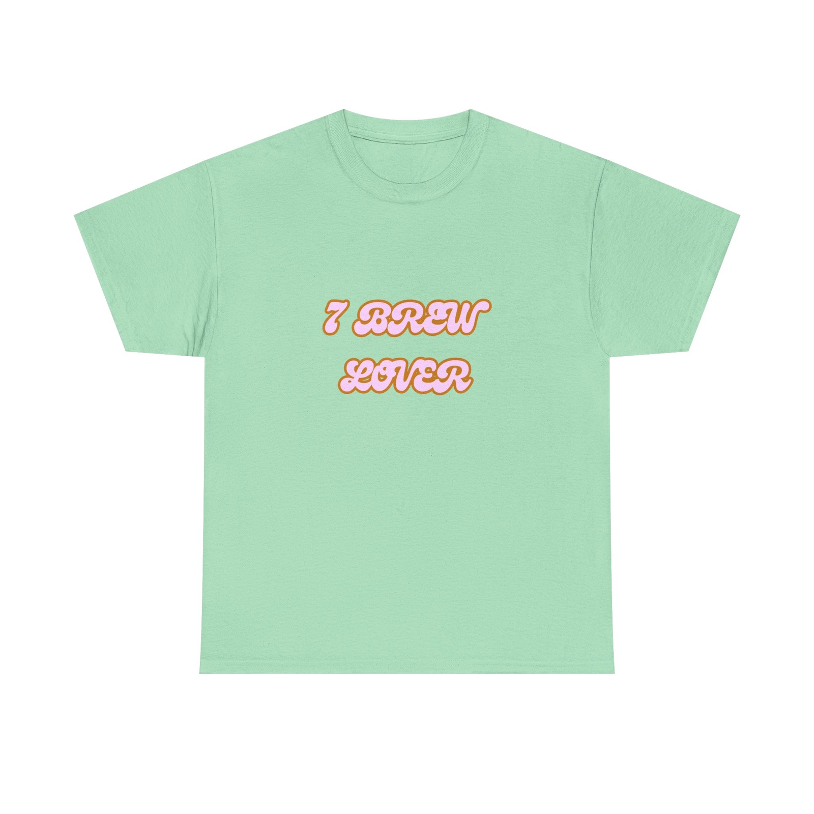 7 Brew Lover Unisex Heavy Cotton Tee – Casual Wear, Coffee Lover Gift