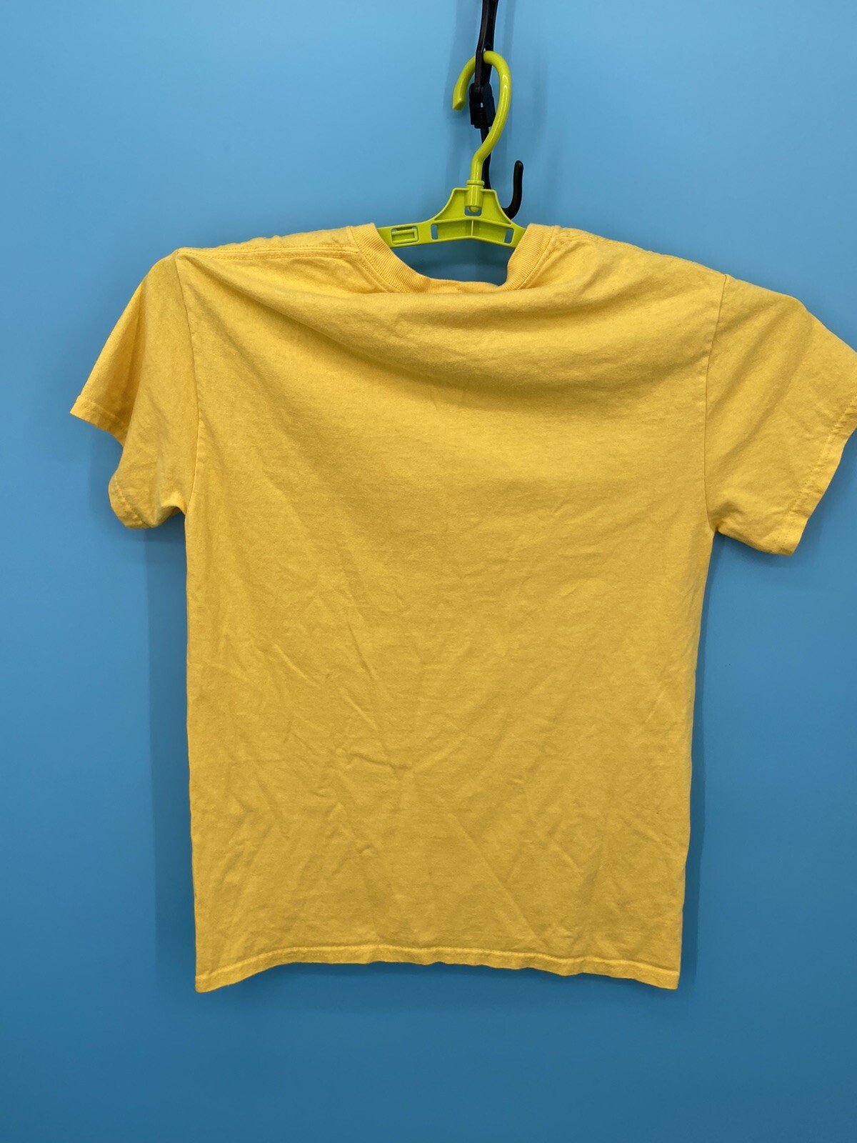 Thrasher Magazine Shirt Mens Small Yellow Skater Short Sleeve Logo Cali Official