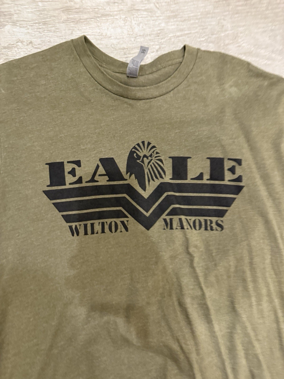 Eagle Wilton Manors T Shirt Sz M Gay/Leather/SM/Kink/Bear Green