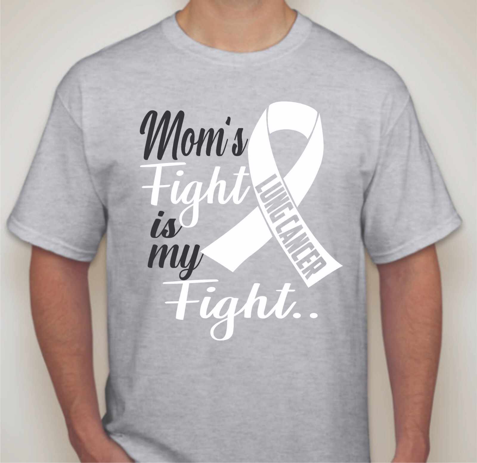 Lung Cancer Customized (Choose a Relative) Fight is my Fight Unisex T-Shirt