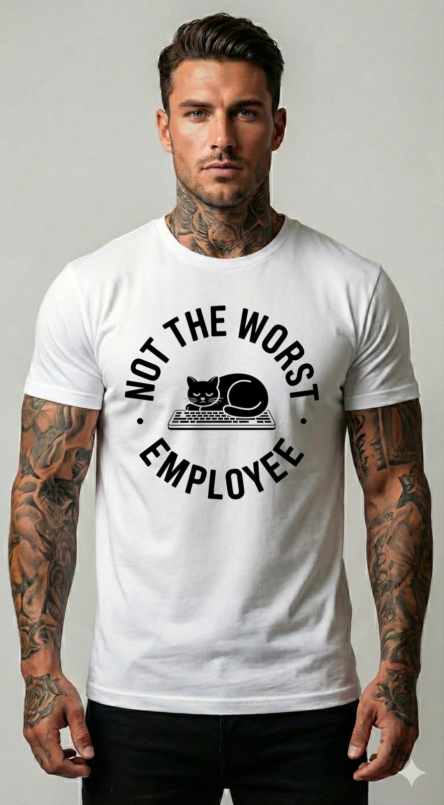 Not The Worst Employee T-Shirt Funny Office Humor Tee Workplace Humor Shirt for