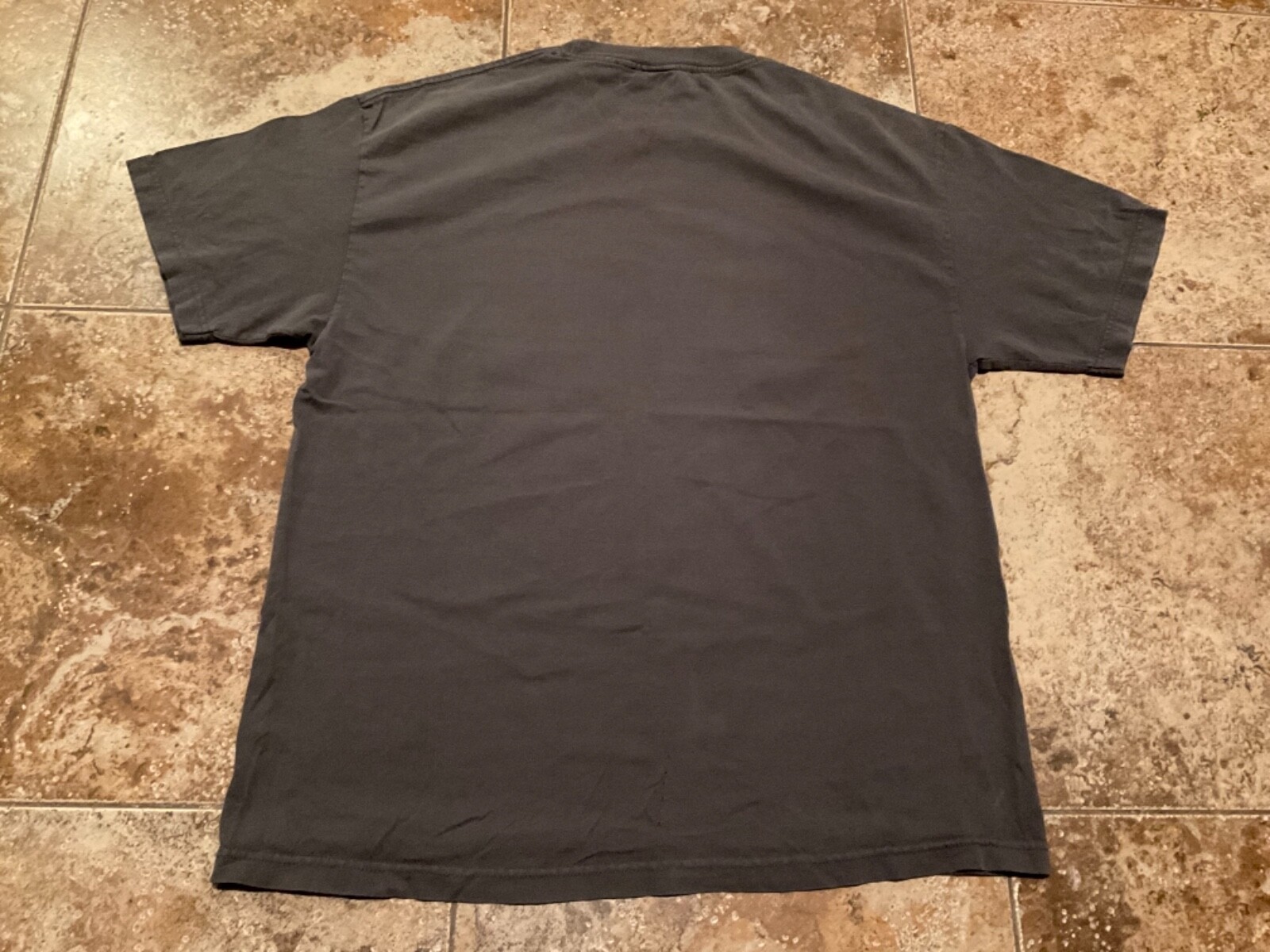 VINTAGE GREEN APPLE TREE GRAPHIC T-SHIRT ( MENS XL ) DARK GRAY PREOWNED