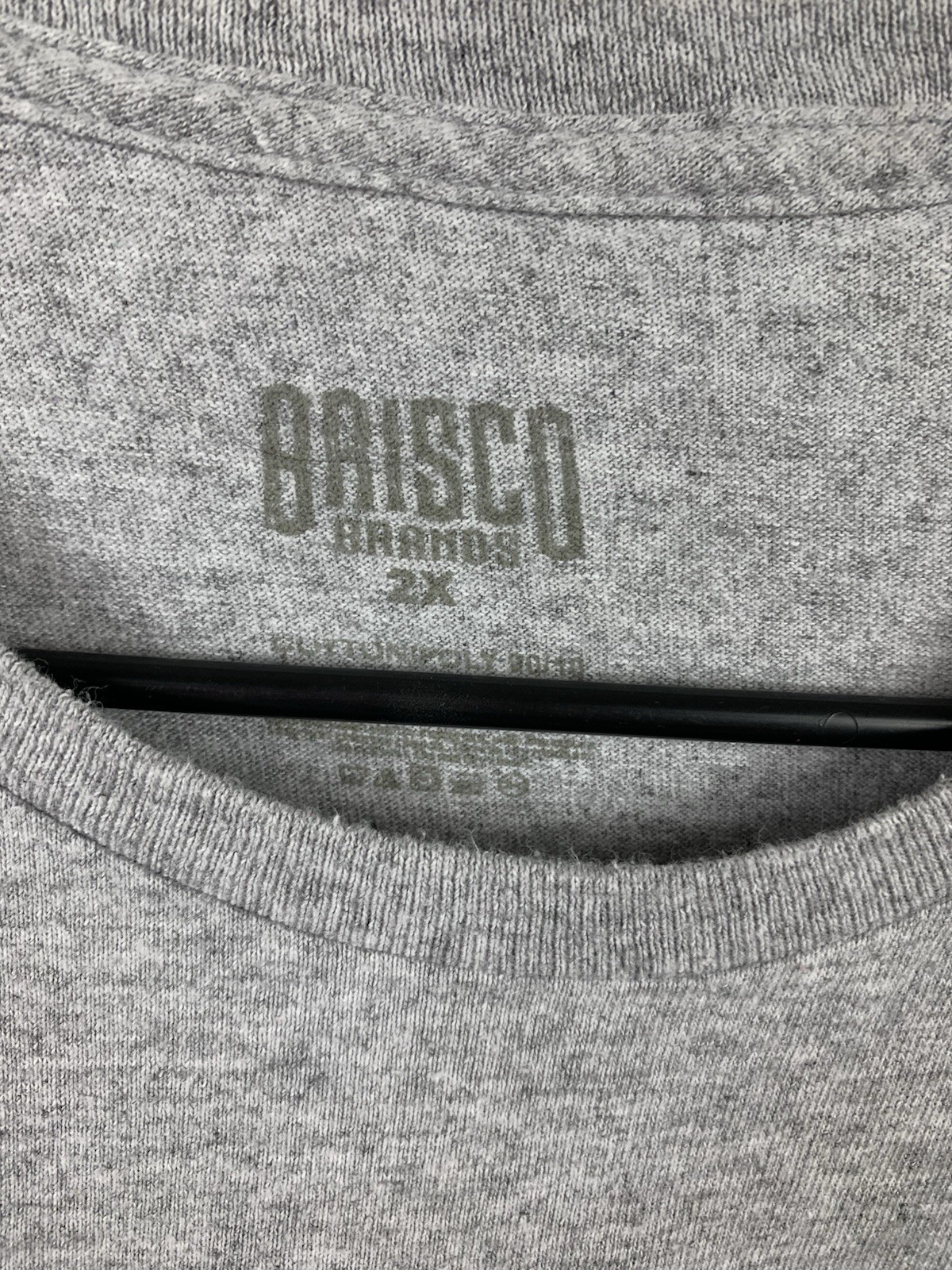 Brisco brands T-shirt men’s 2X gray Utah stars 1896 camo patches XXL