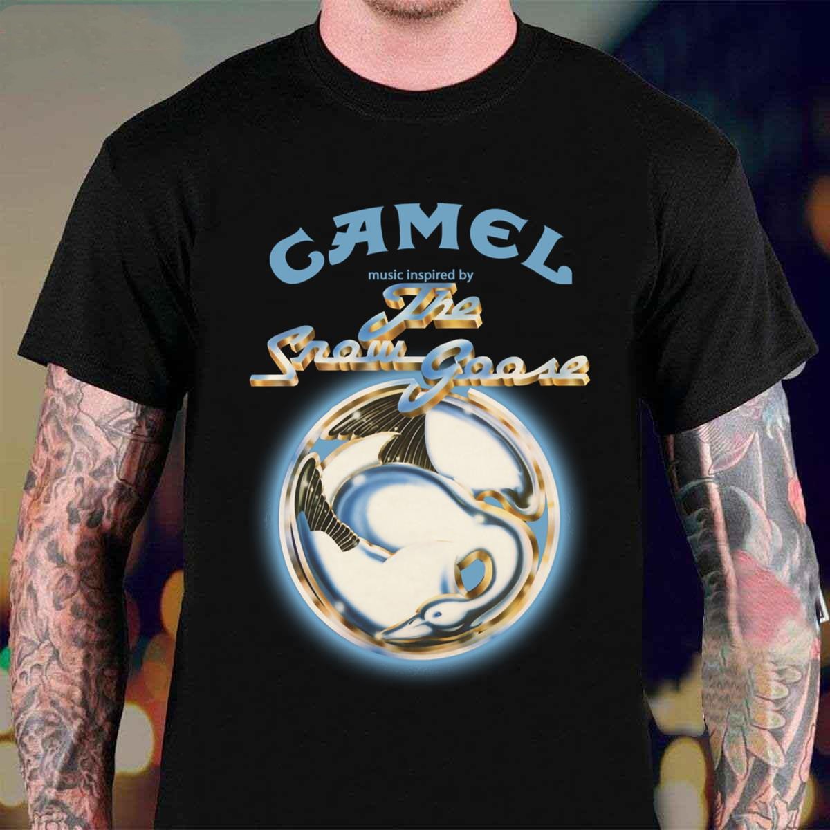 New Camel Band Rockband The Snow Goose Cotton Black S-5XL T Shirt EN138
