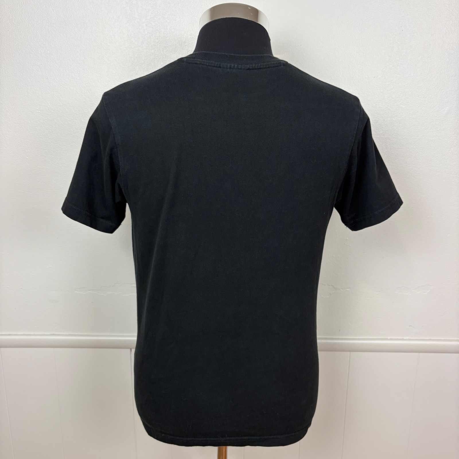 Teddy Fresh Black Tee Sz S Embroidered Logo Short Sleeve Streetwear Bear Unisex