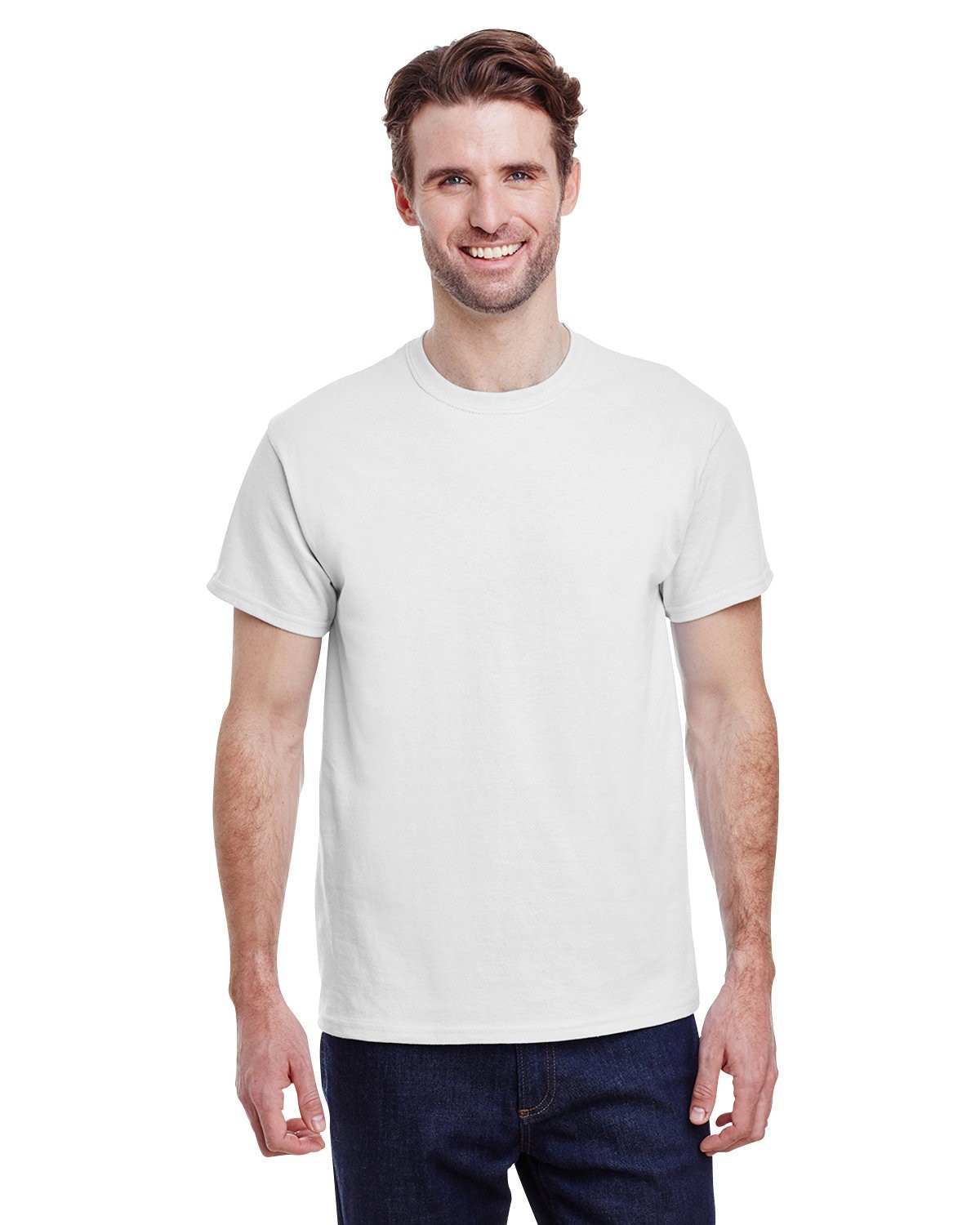 Gildan G500 Adult Solid Heavy Cotton Tee Plain Blank Casual T-Shirt
