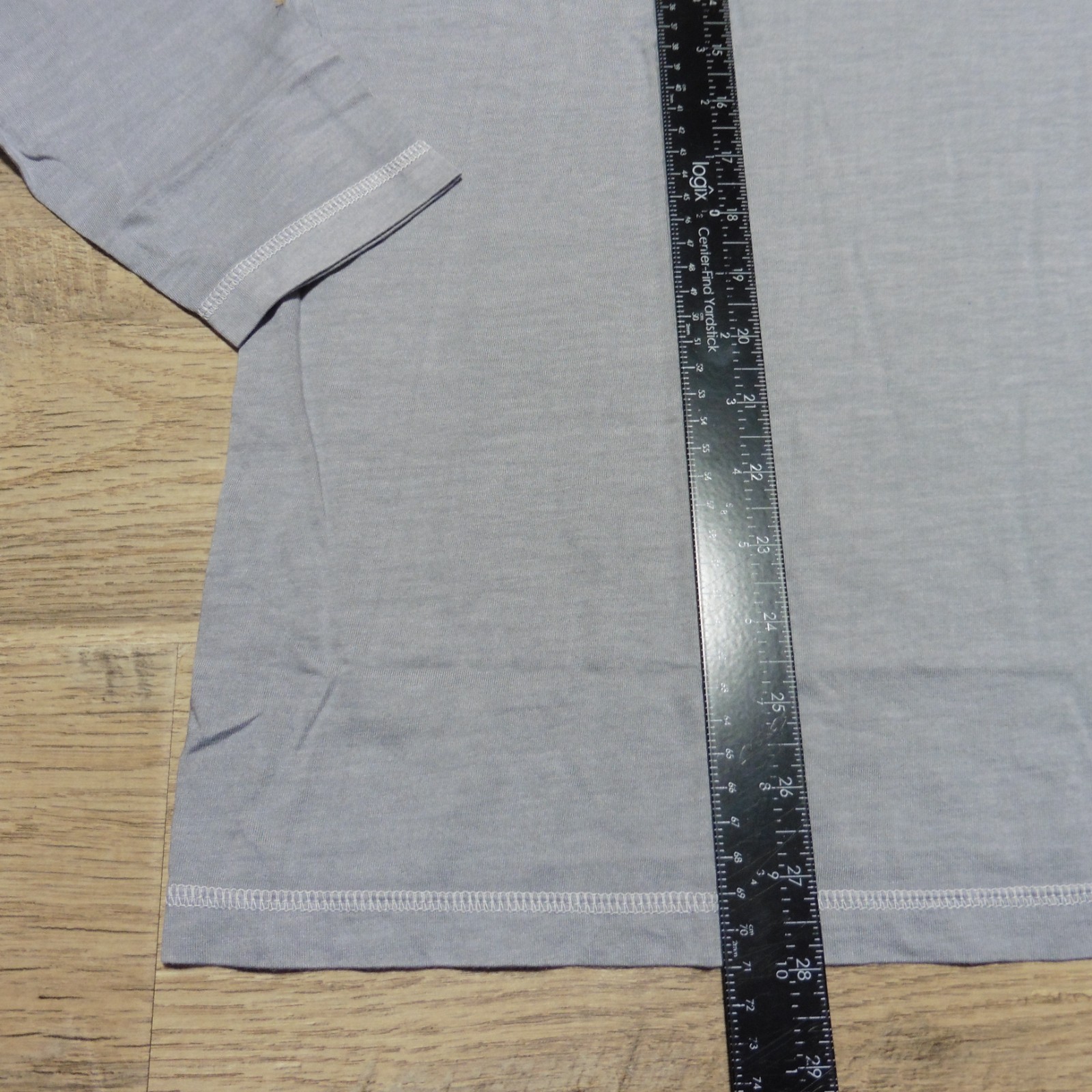 JOHNNIE O Mens M MEDIUM BRENNAN 2.0 T SHIRT STEEL GREY LONG SLEEVE GOLF