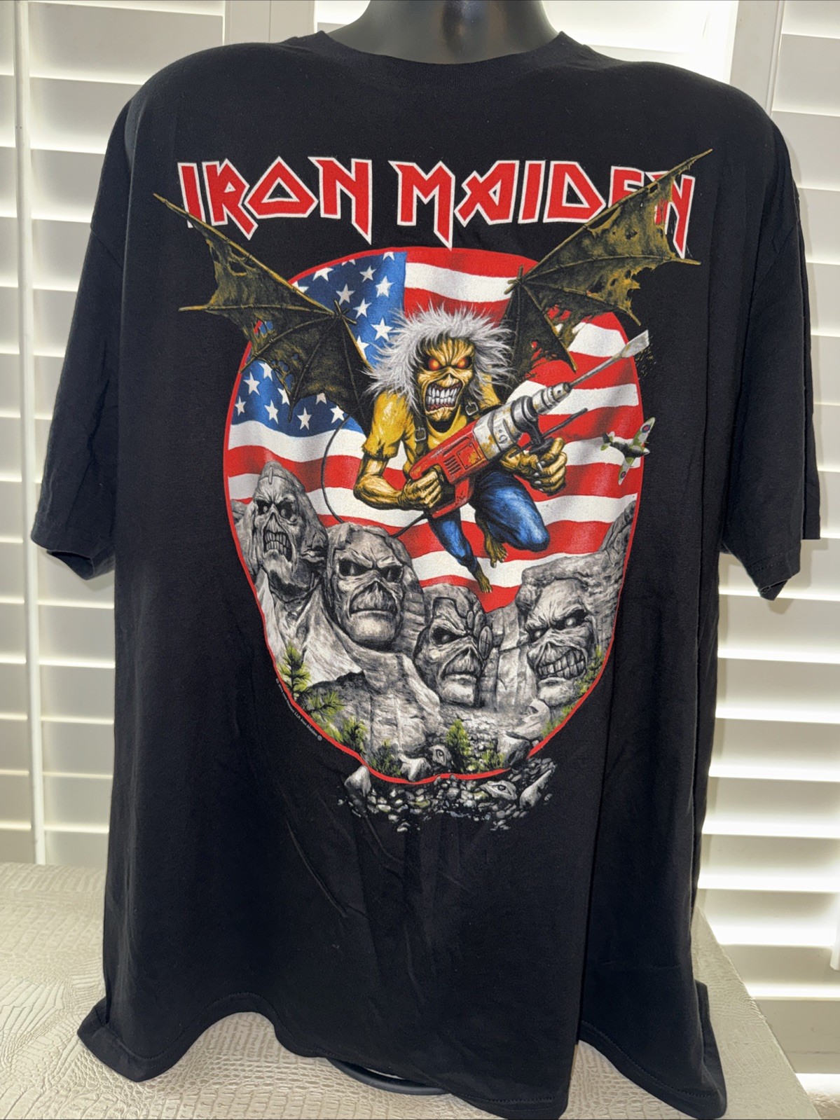 Iron Maiden Official XL Legacy of the Beast USA Tour 2019 T Shirt New