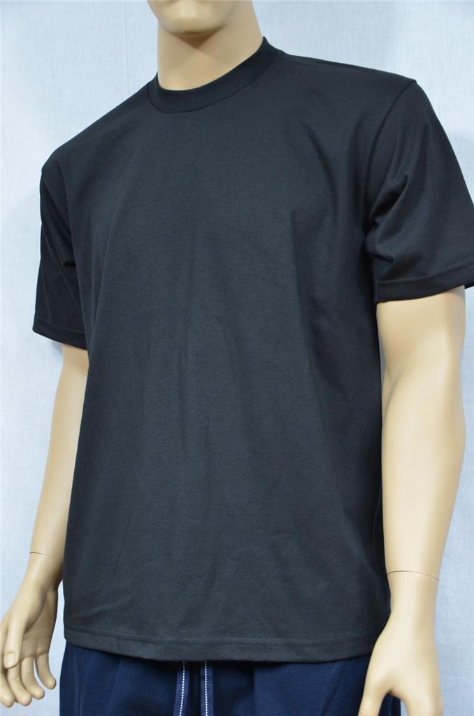 3 NEW PROCLUB 2XL HEAVY WEIGHT T-SHIRTS BLACK PLAIN TEE PRO CLUB BLANK 3PC