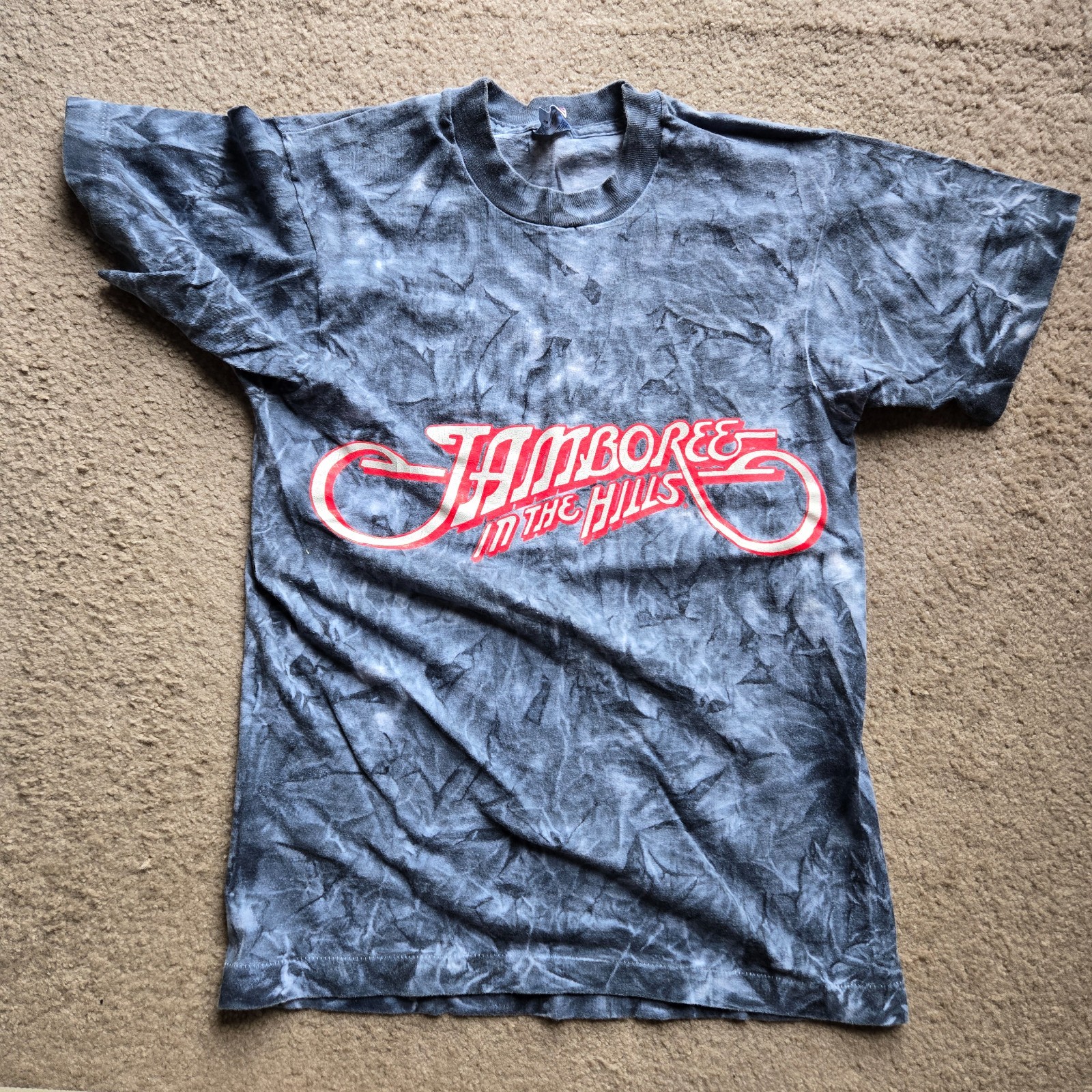 JAMBOREE IN THE HILLS Tour S Small Shirt RARE 90’s COUNTRY VINTAGE Tie Dye