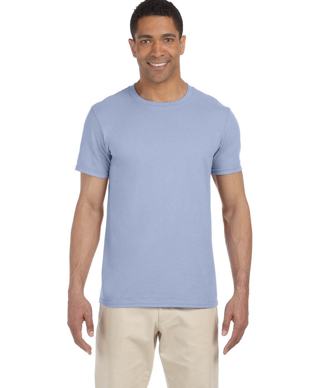 Gildan Plain Cotton T-Shirt Short Sleeve Solid Blank Design Tee Men Tshirt S-XXL