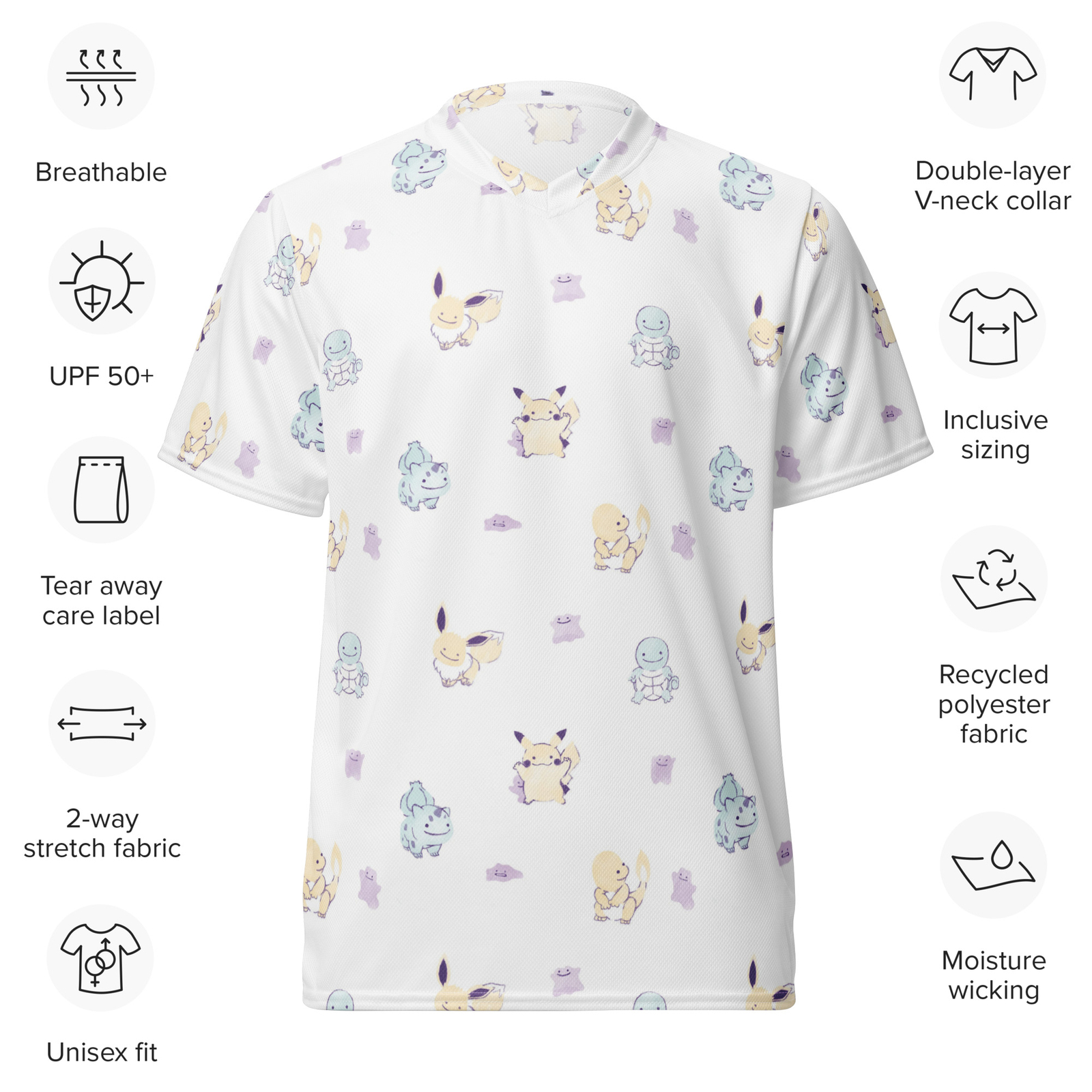 Ditto All Over Print Original Stitch Patterns Shirt