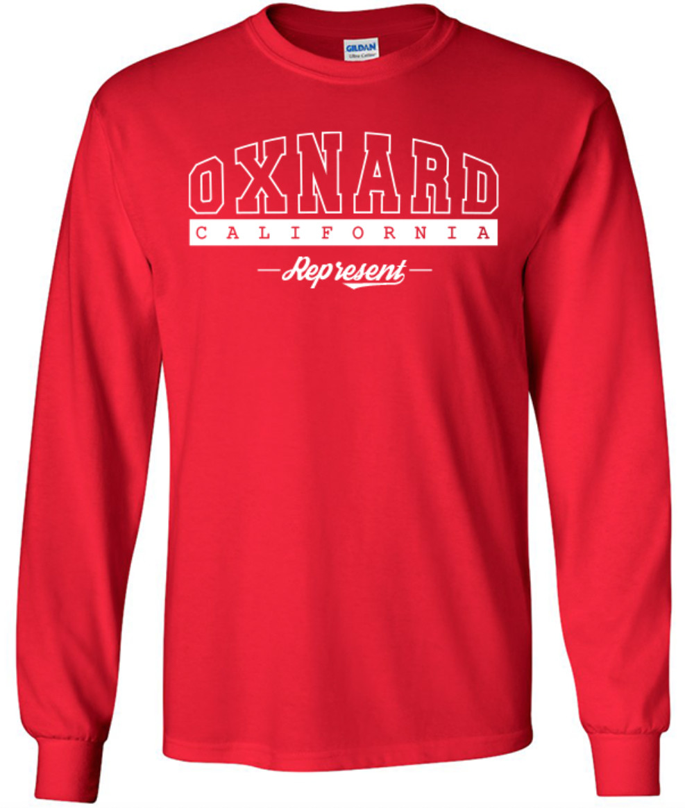 Oxnard California T-Shirt State Long Sleeve Graphic Tees Unisex apparel Design