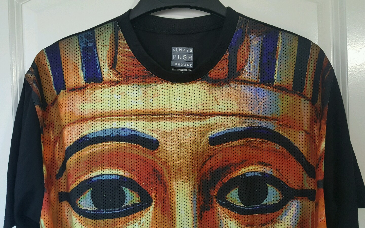 Men’s Shirt Top Tee Mesh Adam Levine Always Push Forward M Medium L Large XL NWT