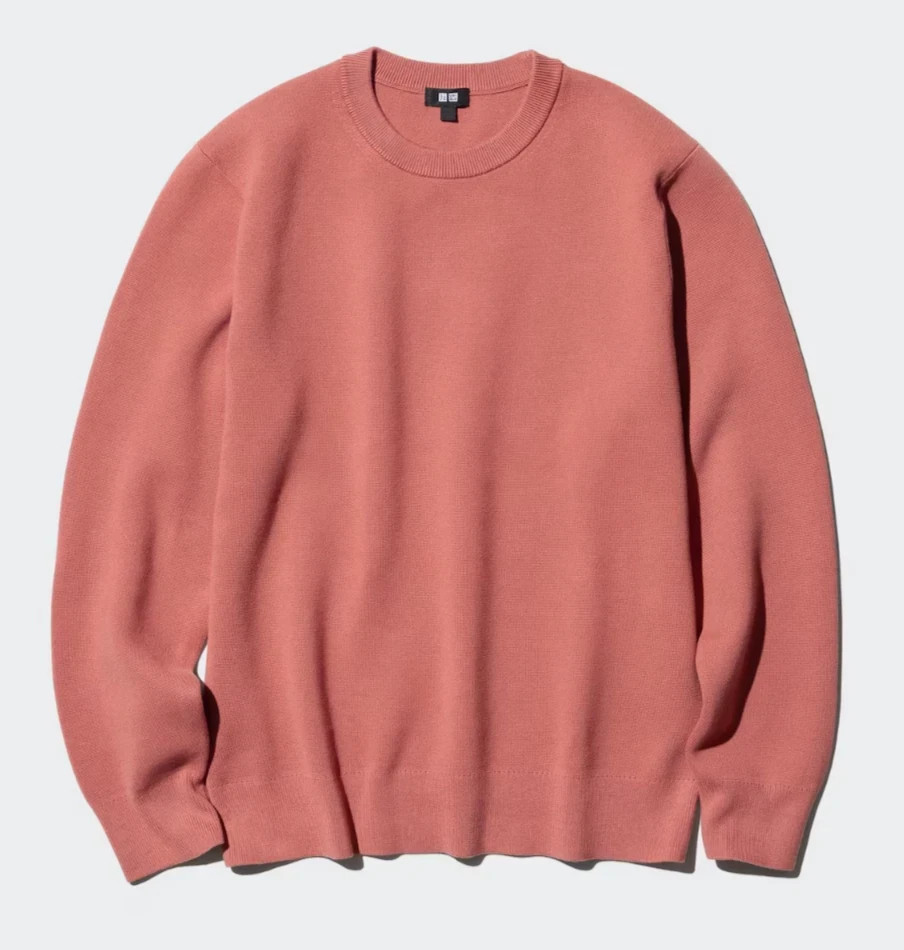 UNISEX Wear UNIQLO Machine-Washable Milano Ribbed Sweater Stretchy Knit