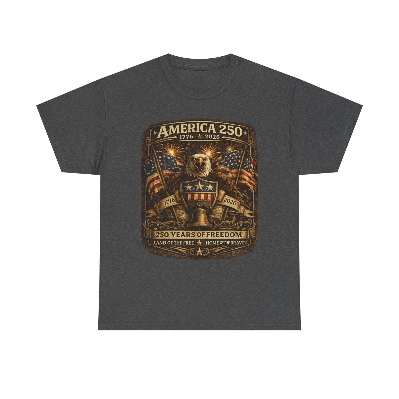 America 250 Eagle Shield T-Shirt | 250 Years of Freedom, Patriotic Tee