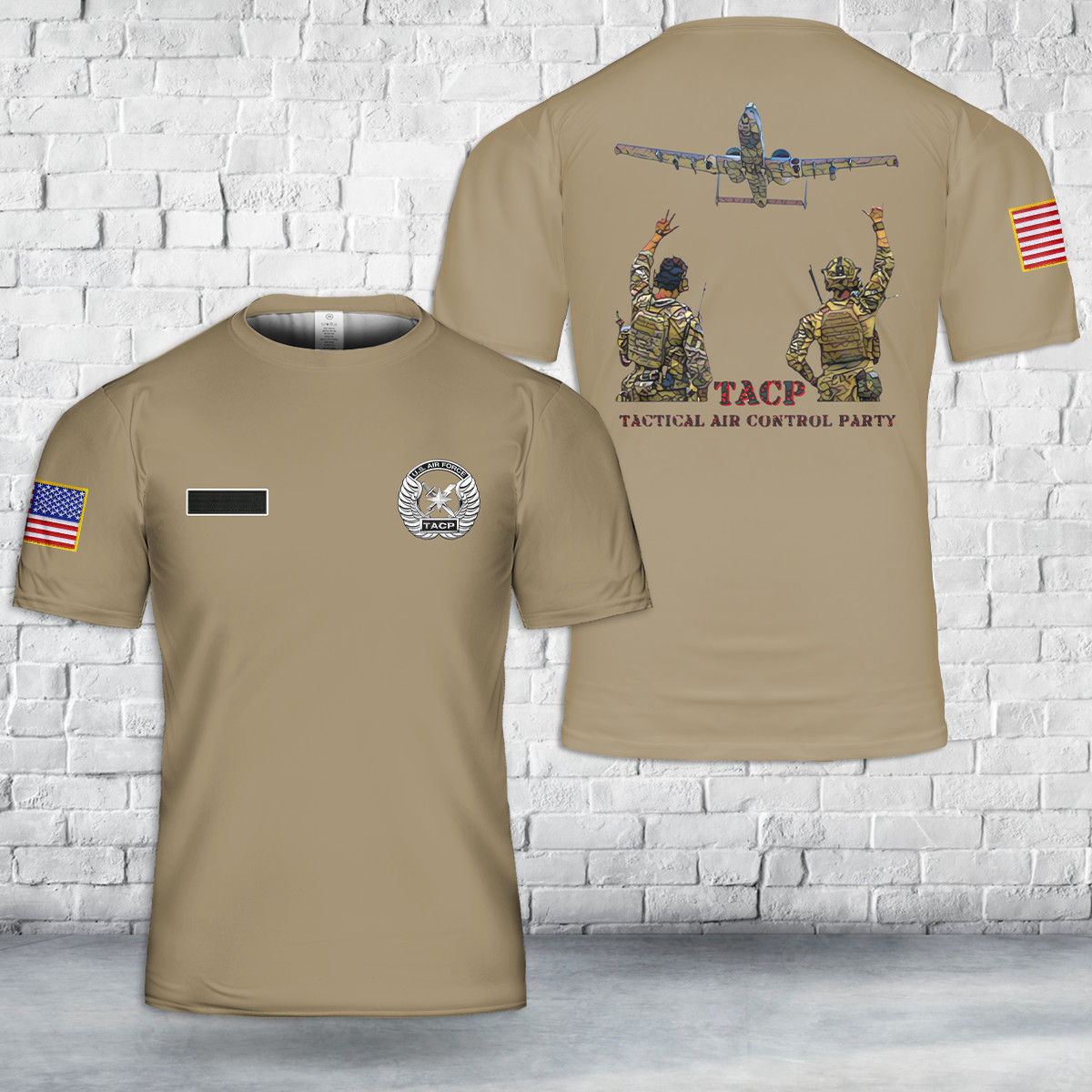 Custom Name US Air Force Tactical Air Control Party 3D Shirt Fullsize S-5XL