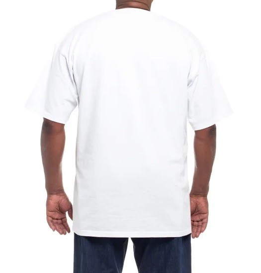 Kirkland Signature Men’s Heavyweight Crew Neck Tee 6-pack Cotton White XL NIB