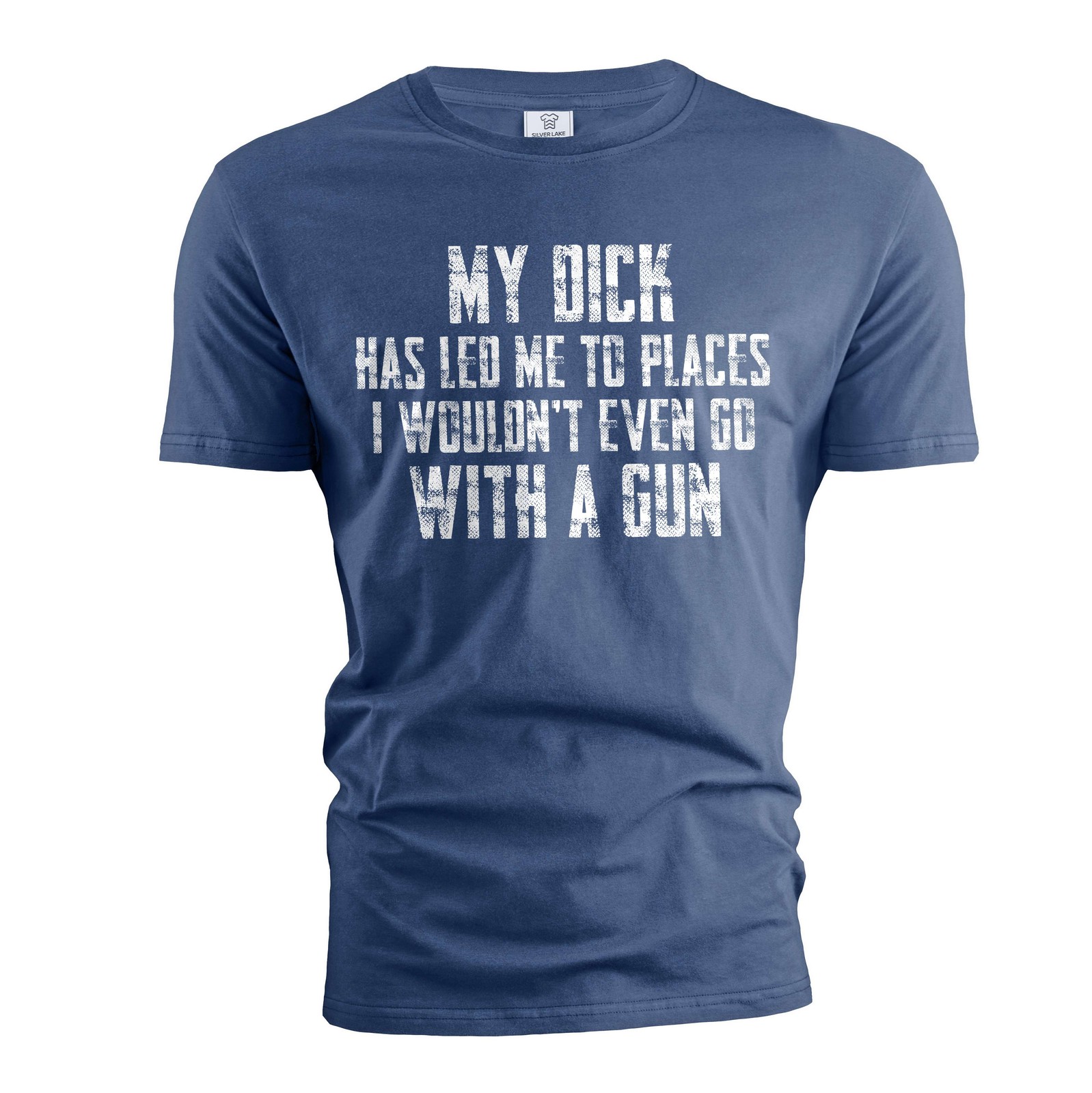 Men’s Funny Dick has led to places T-shirt humorous humor gifts for him friend