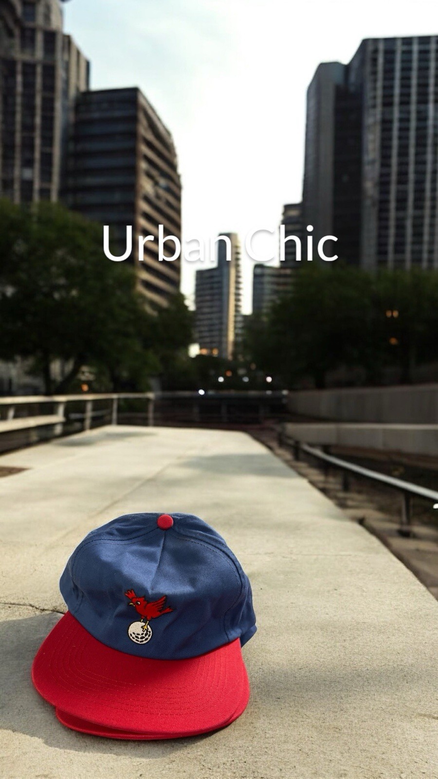 Bogey Boys by Macklemore S4 Bird Hat in Red and Blue