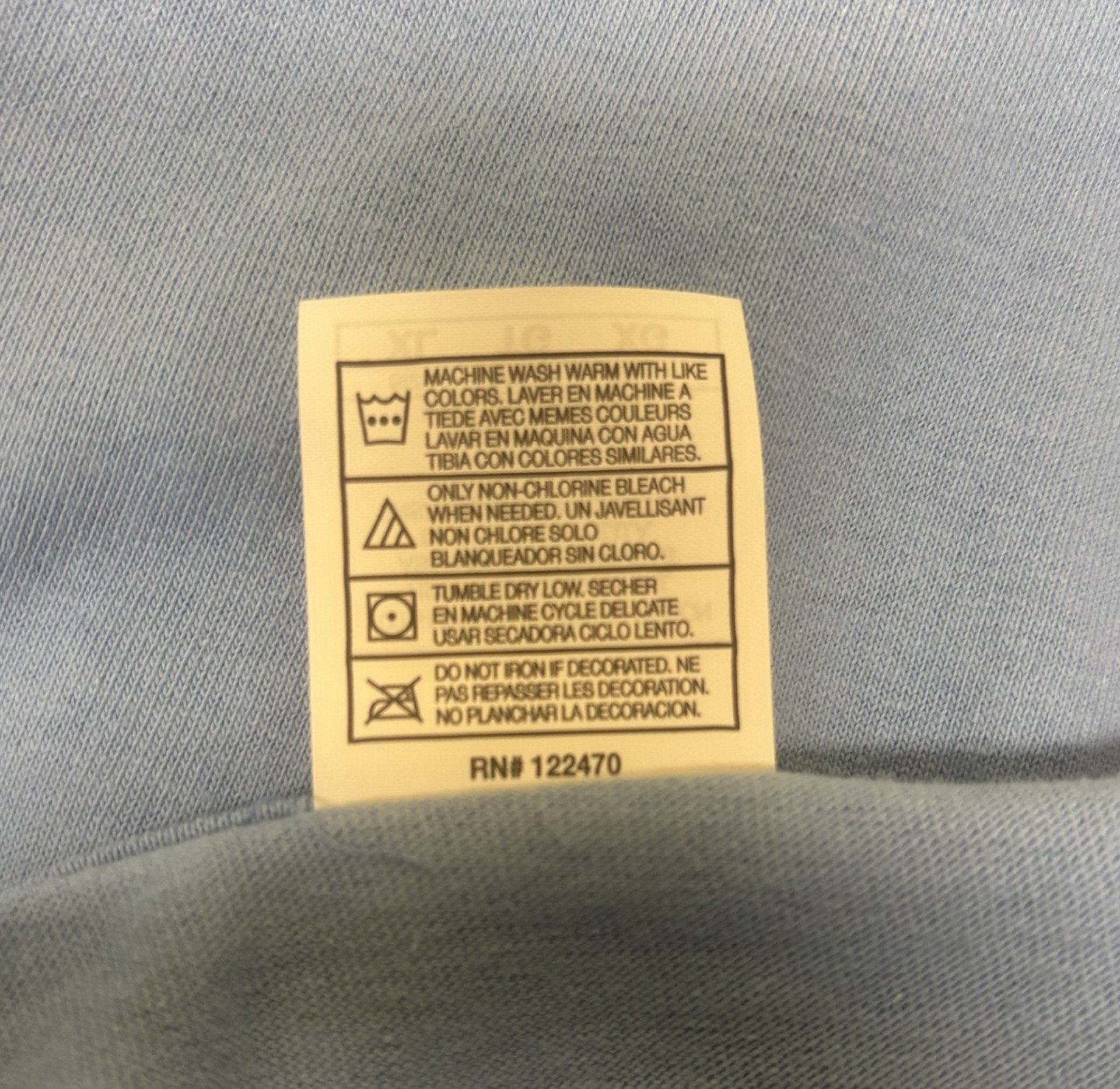 Shaka Active Wear Light Blue Short Sleeve T-shirt Plain Blank Tee X-Large New
