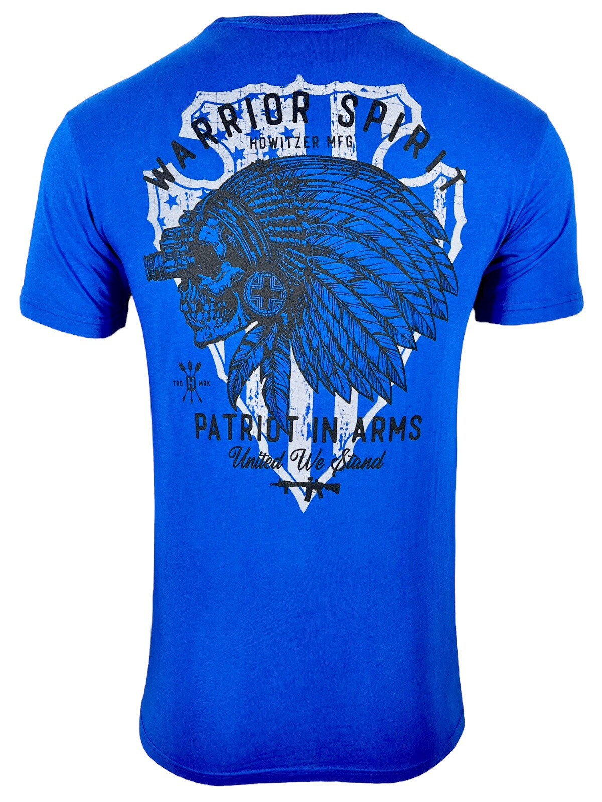 Howitzer Style Men’s T-Shirt PATRIOT WARRIOR Military Grunt MFG