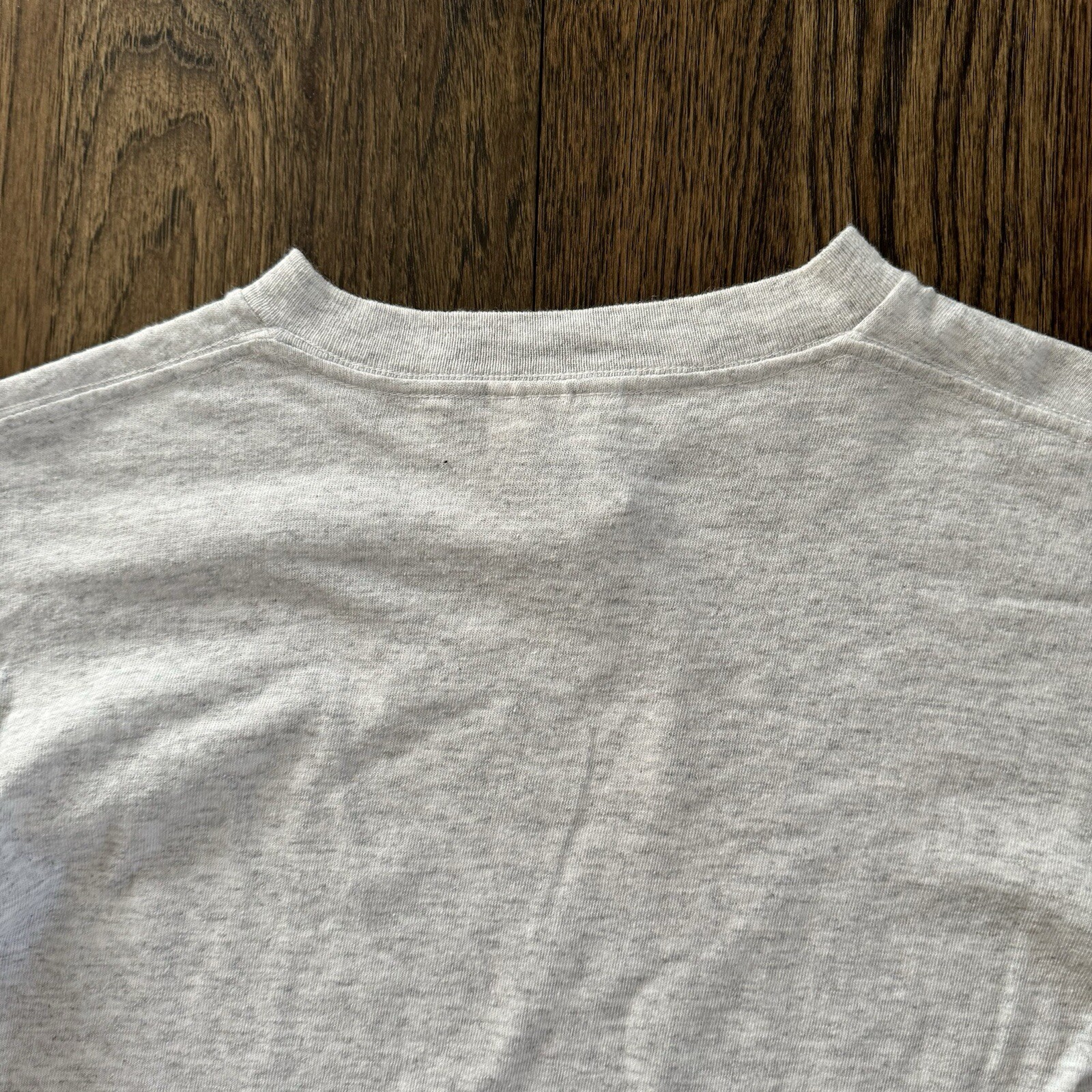 Adidas Vintage 2000’s Boys Teens Medium T-Shirt Gray Grey LS Adidas Graphic