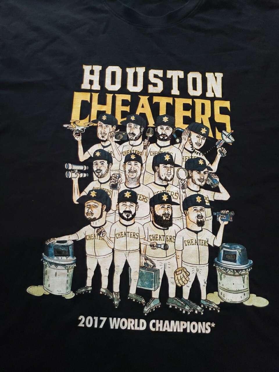 Undefeated “Houston Cheaters 2017” T-Shirt- 2XLarge