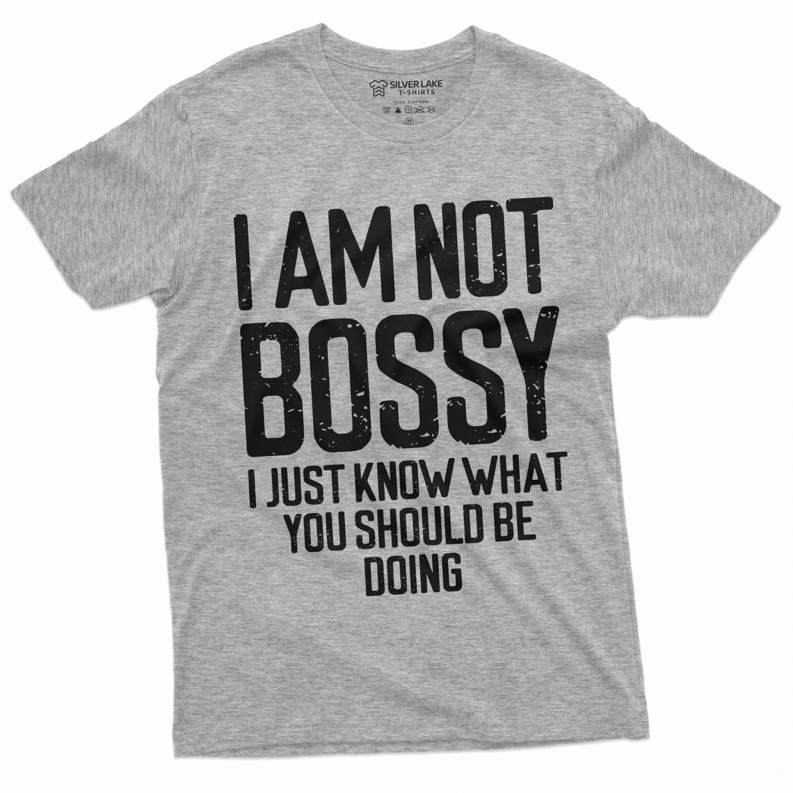 I am not Bossy T-shirt Womens Mens Funny Boss tee manager jobs profession shirt