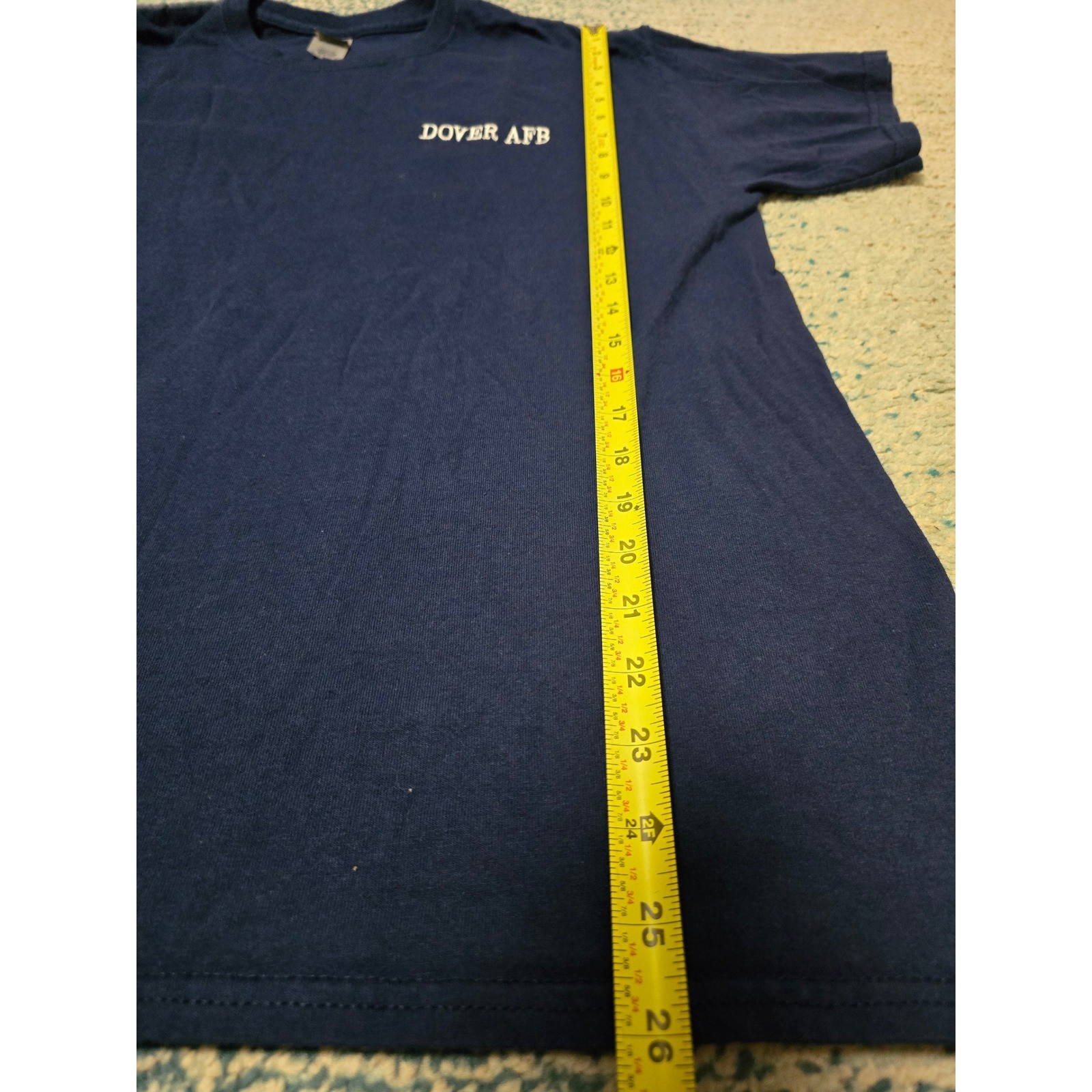 Dover AFB T Shirt Mens Gildan Ultra Cotton Military Air Force Base Large(H)