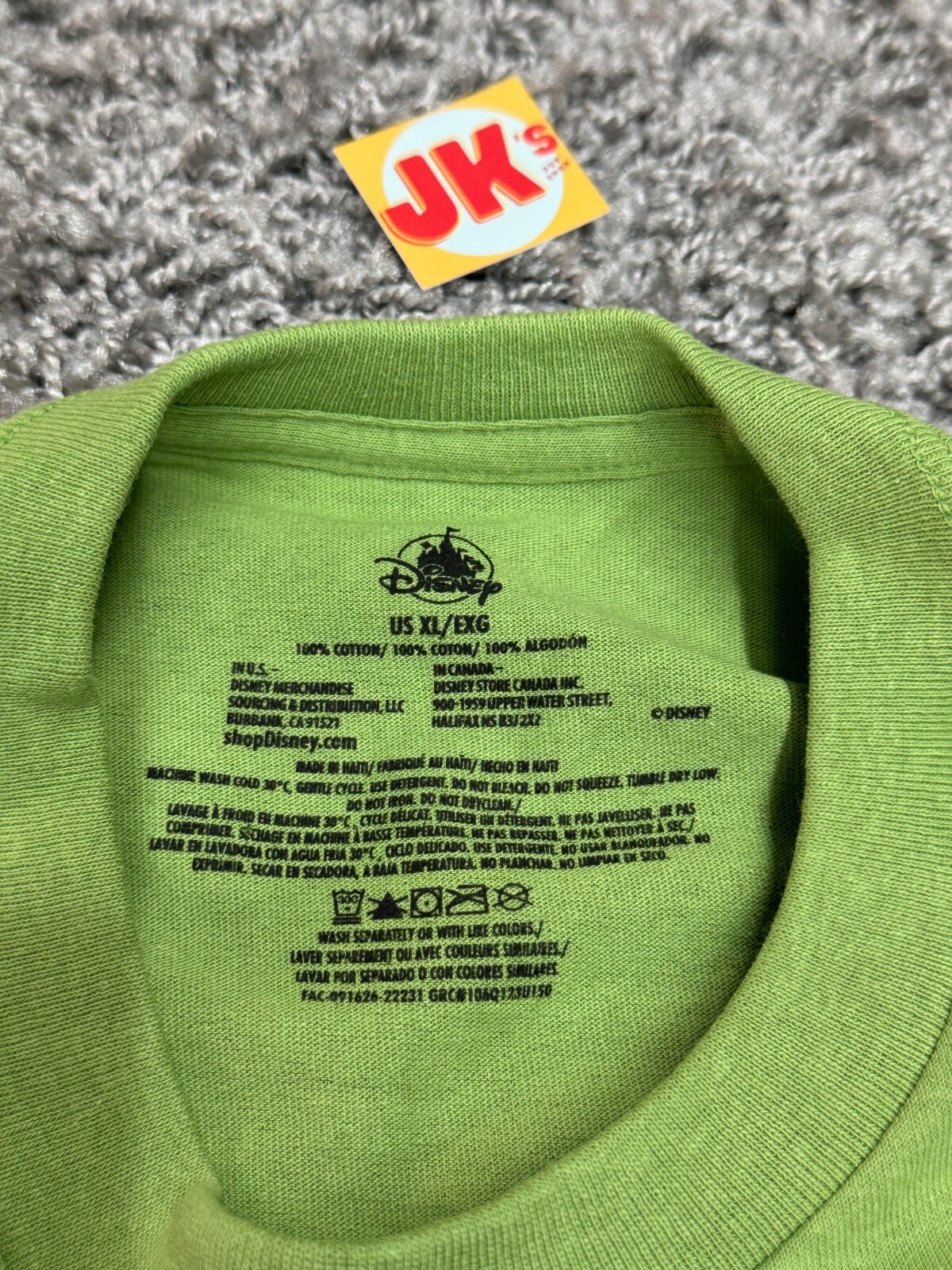 NEW Disney Shirt Adult XL Green Aladdin Jasmine Agrabah Soaring Spirit Parks