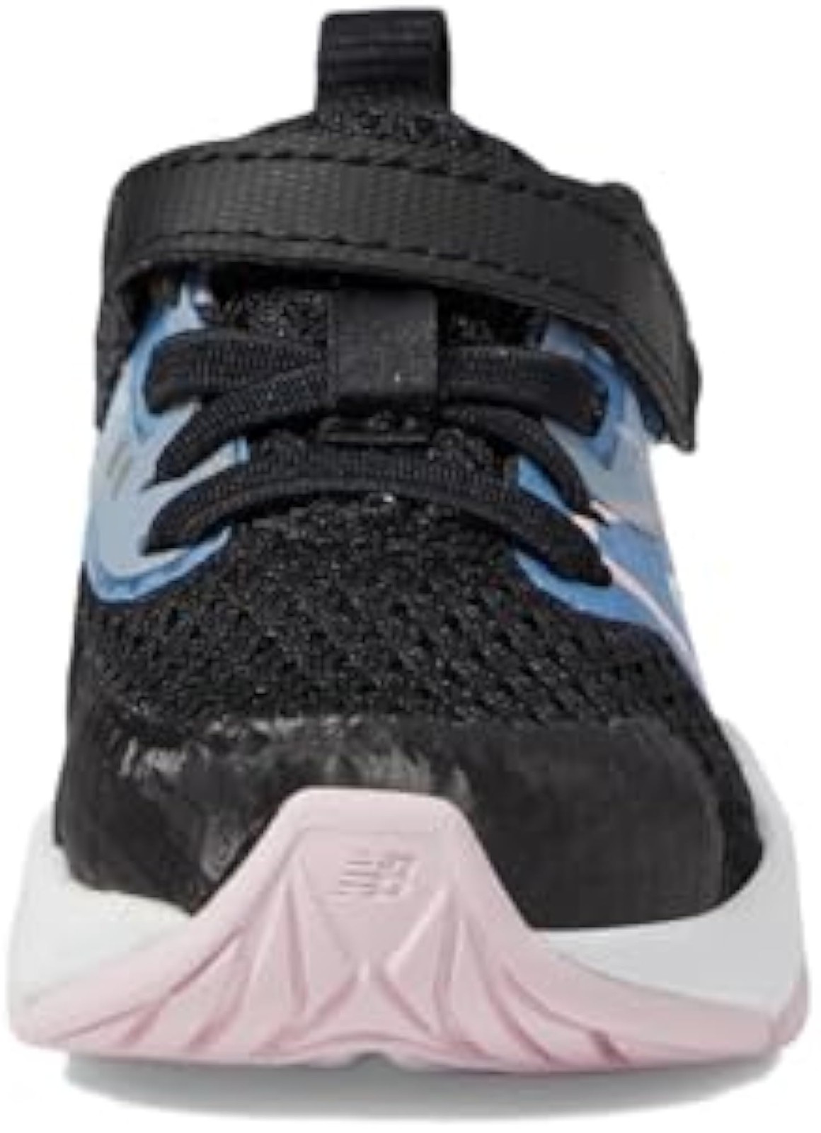 New Balance Rave Run V2 Bungee Lace with Top Strap Shoe, Lilac Glo/Sky Blue/Pixe