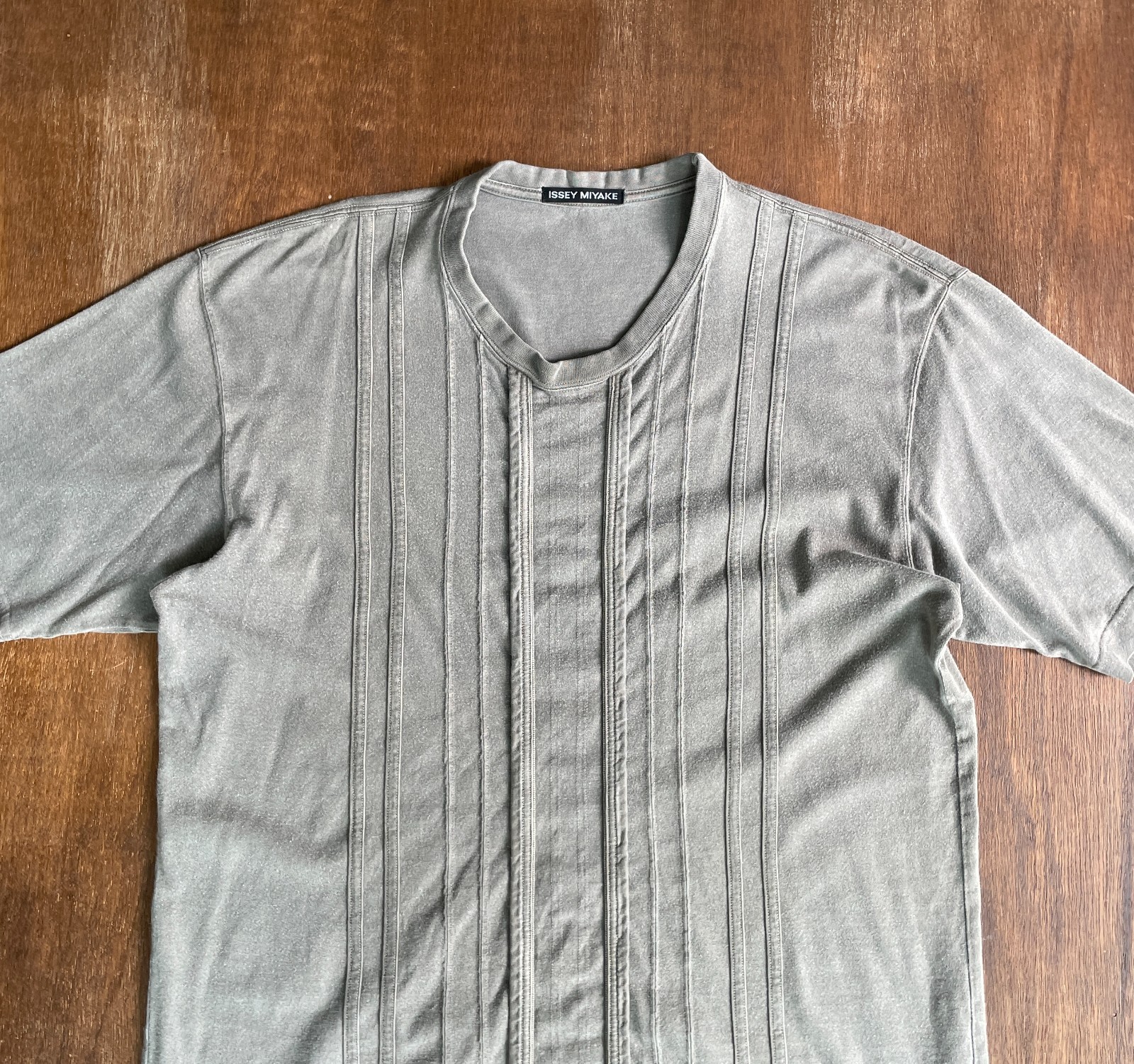ISSEY MIYAKE Vintage Stripped Tee Made in Japan