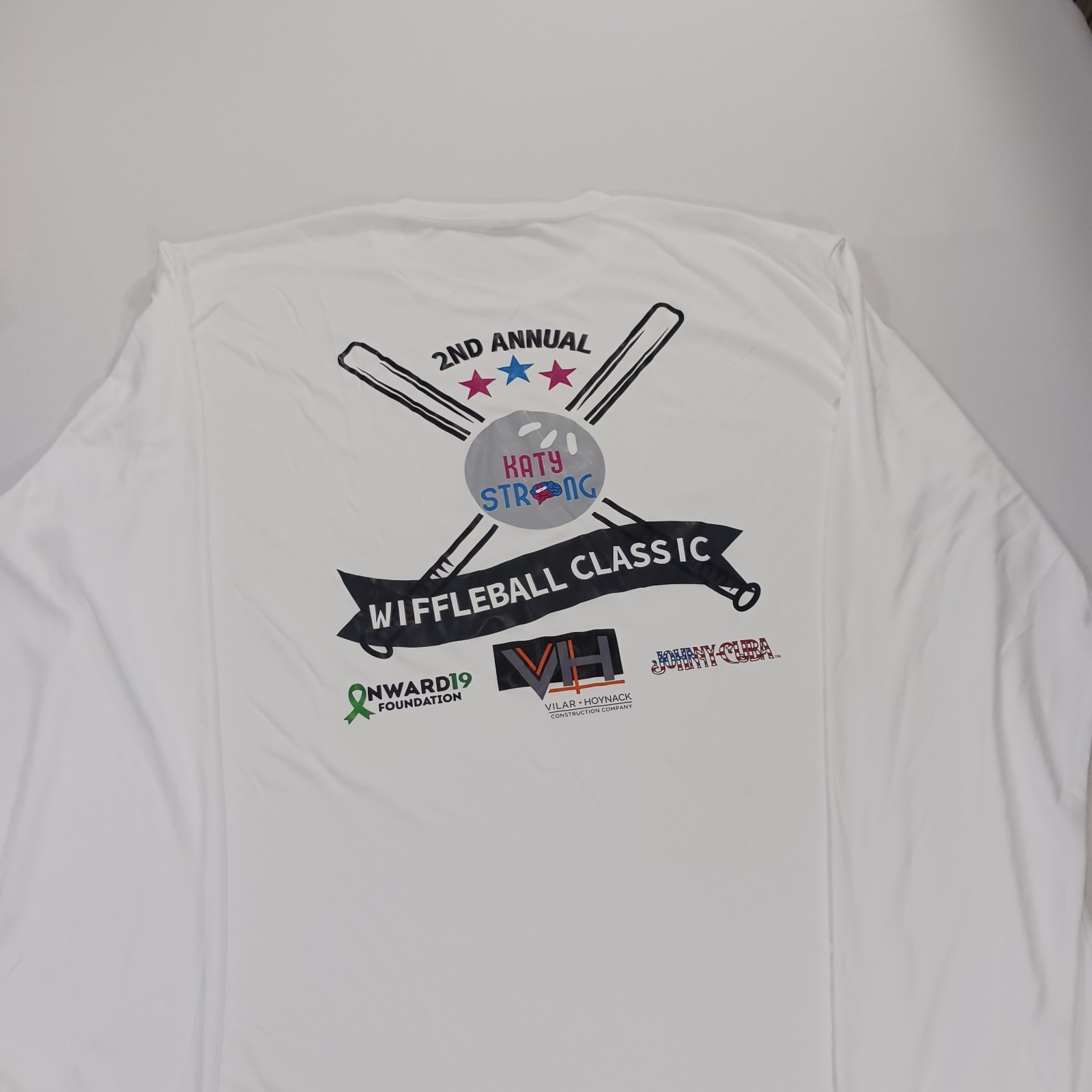 Sport-Tek ST350LS Katy Strong Men XL White Long Sleeve PosiCharge Competitor Tee