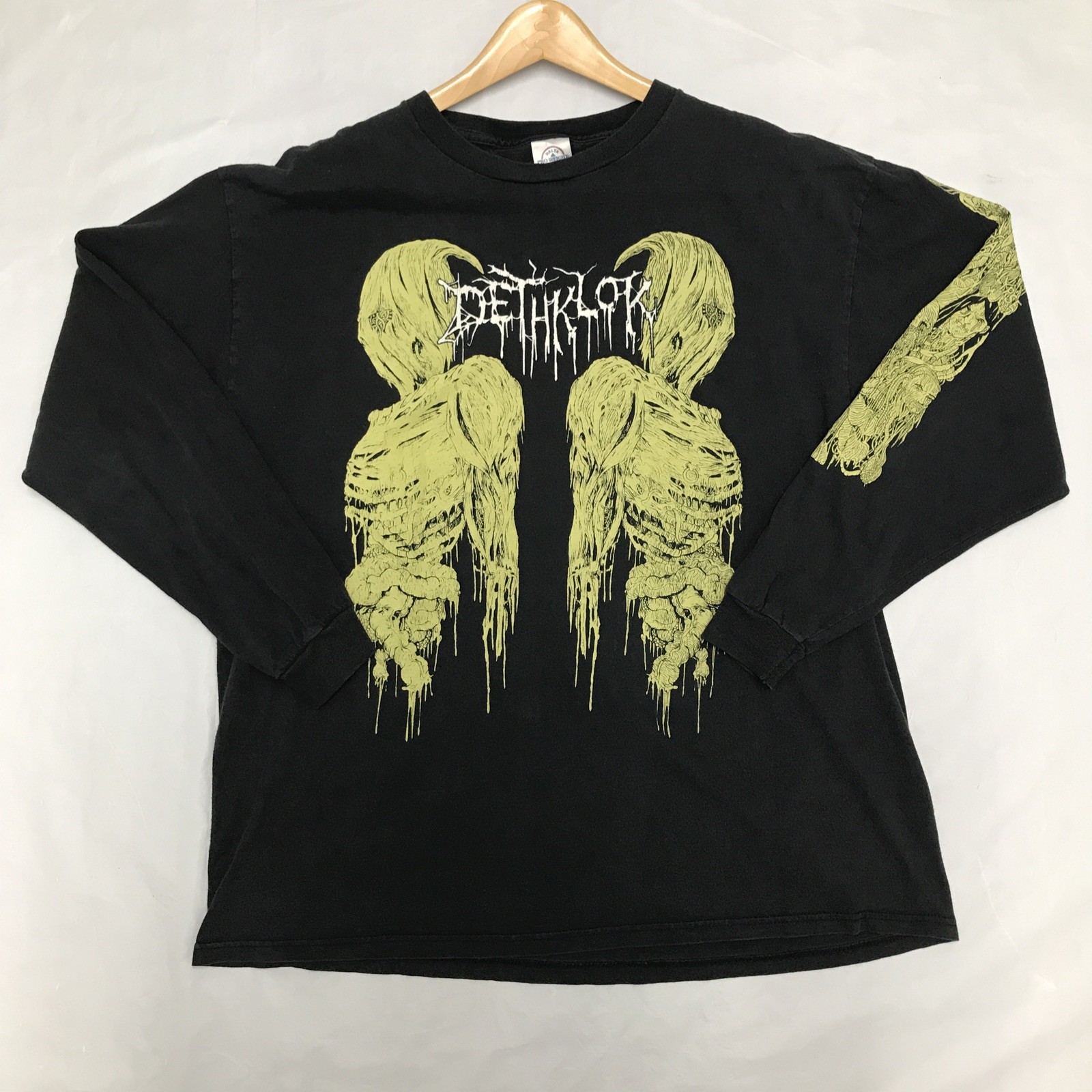 Vintage Adult Swim Metalocalypse/Dethklok Shirt Black Longsleeve XL USA Made