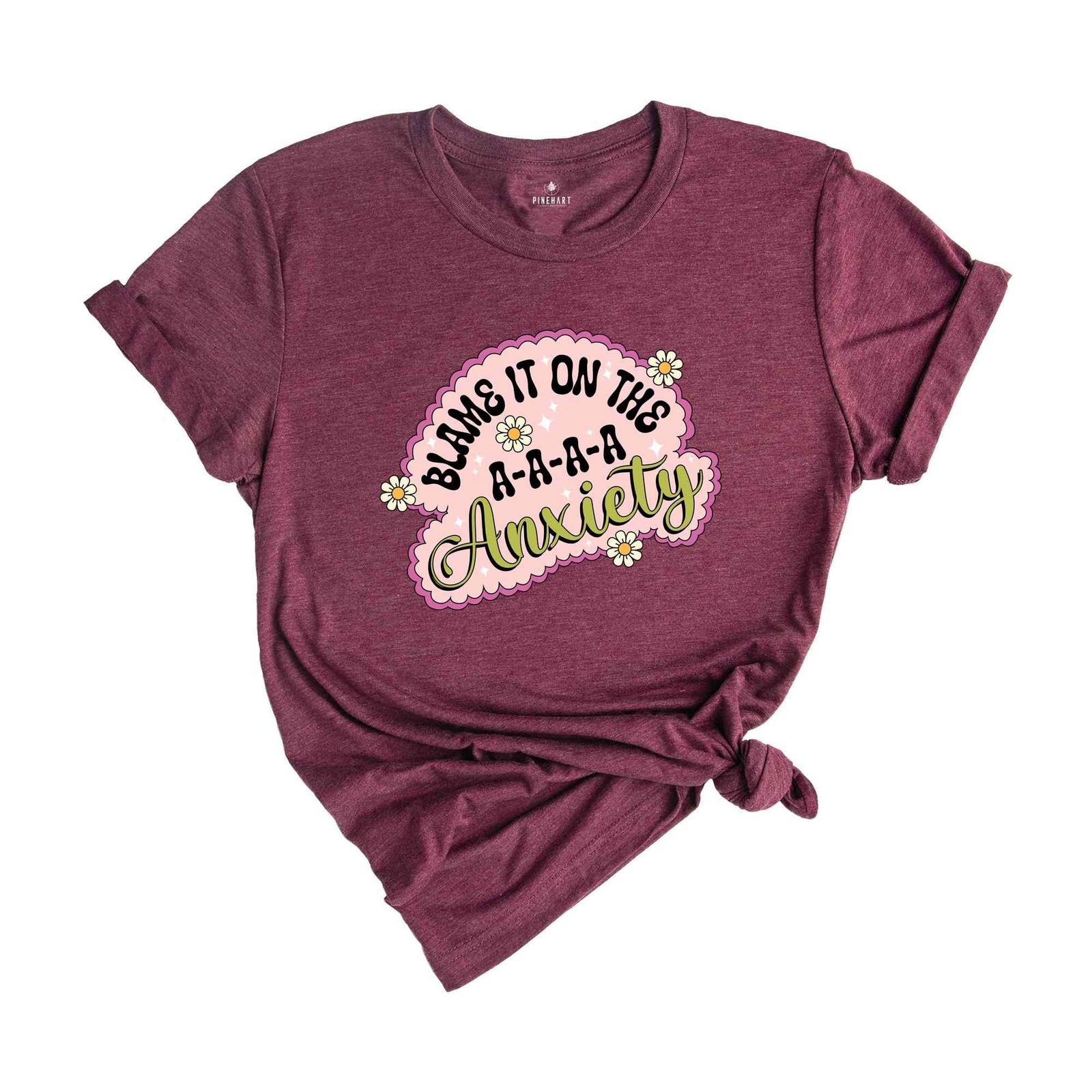 Blame It On The Anxiety Shirt, Inspirational Shirt, Mental Health Shirt, Retro S
