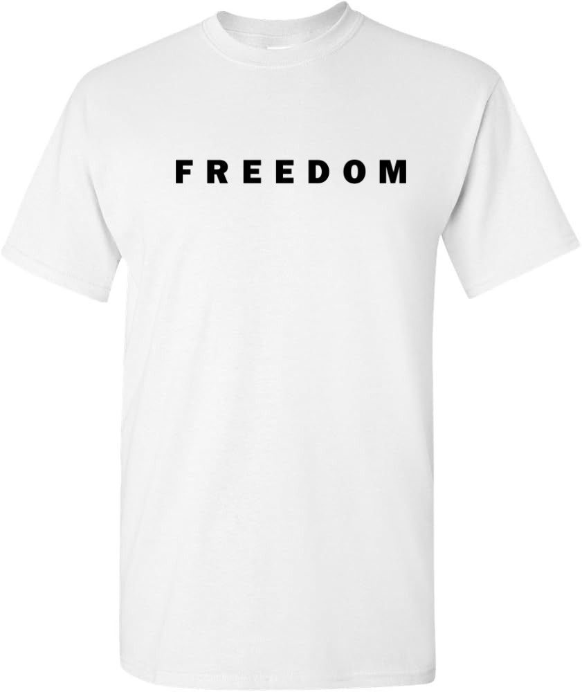 FREEDOM Charlie Kirk T Shirt tribute Christian america jesus god free speech NEW