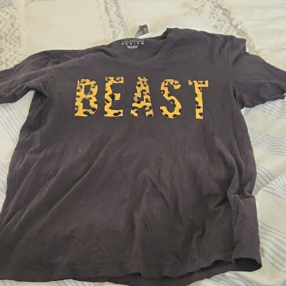Guess Black Beast Tee Shirt