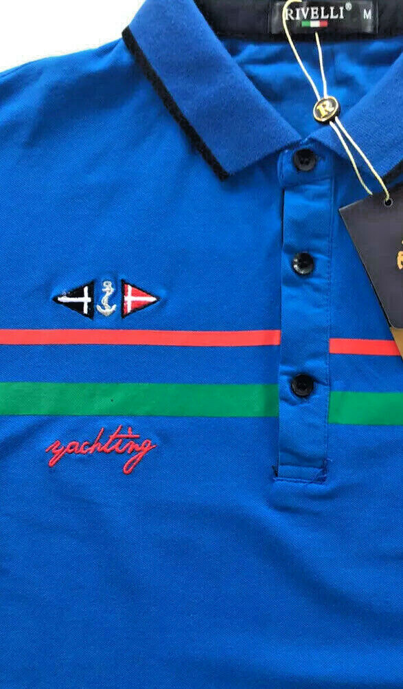 Men’s Premium Polo Shirt,Italian Style,Modern,Slim Fit,Spandex.M to XL.…E1.B