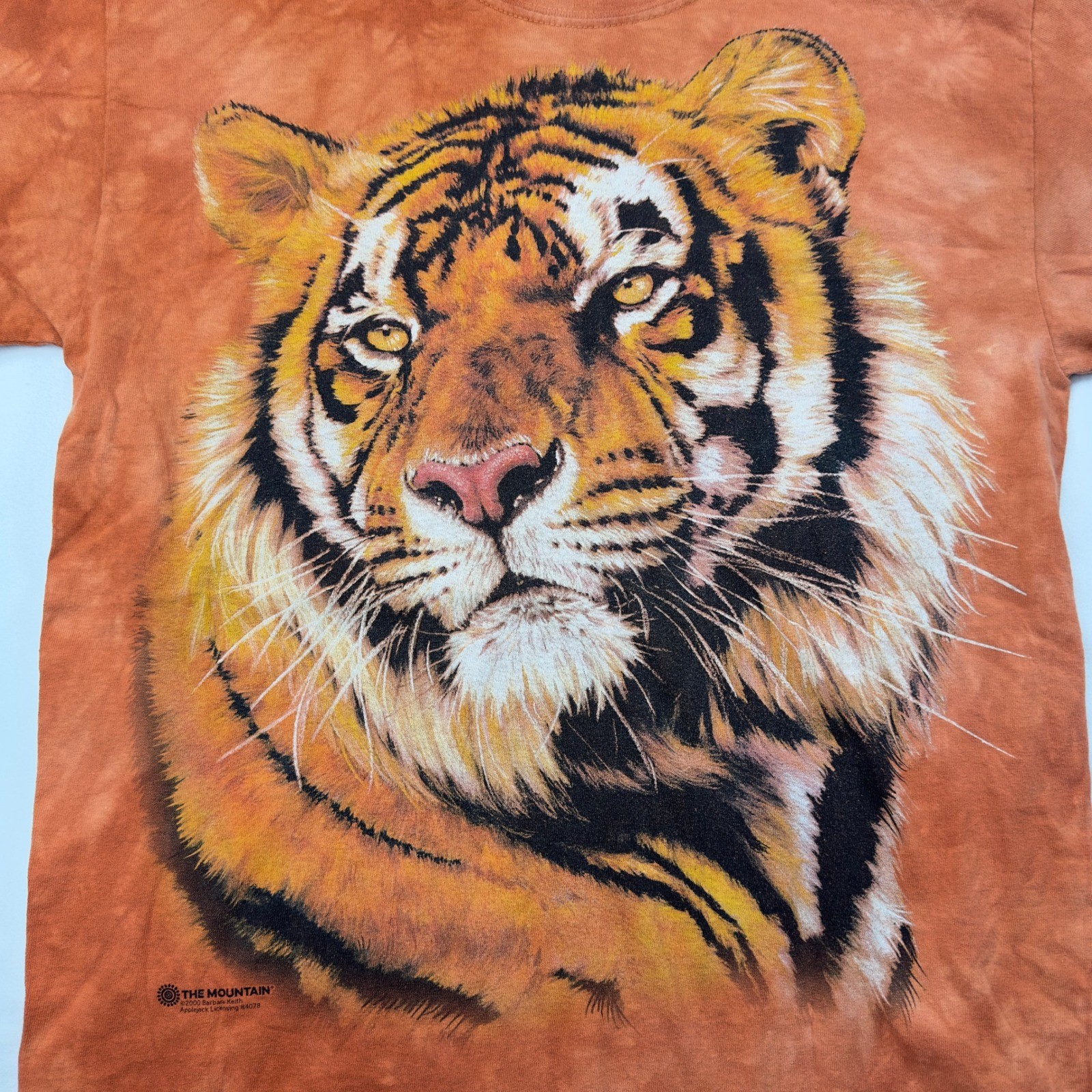 Vtg The Mountain Shirt Men’s Medium 2000 Barbara Keith Orange Tie Dye Tiger King
