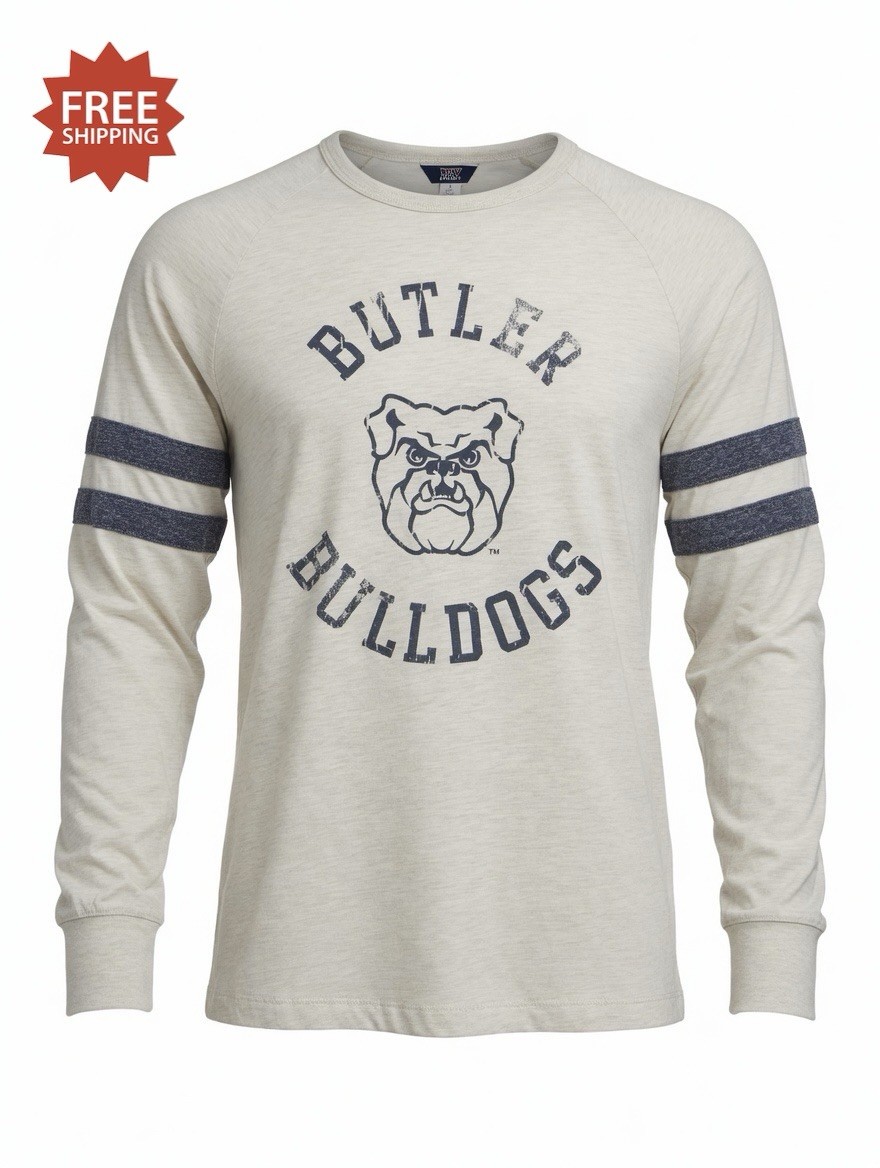 Butler University Bulldogs Long Sleeve Pullover Shirt – Sz L / Large – MV Sport