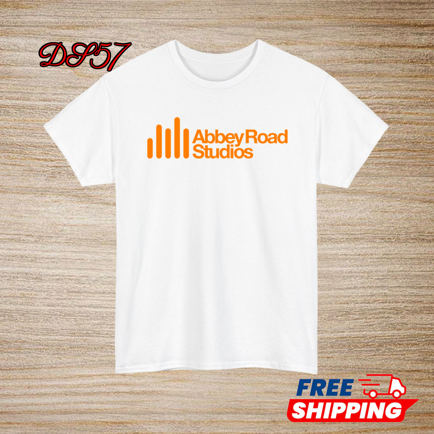 Abbey Road Studios Logo Black/Navy/White/Grey/Red/Light Blue Men’s T-Shirt S-5XL