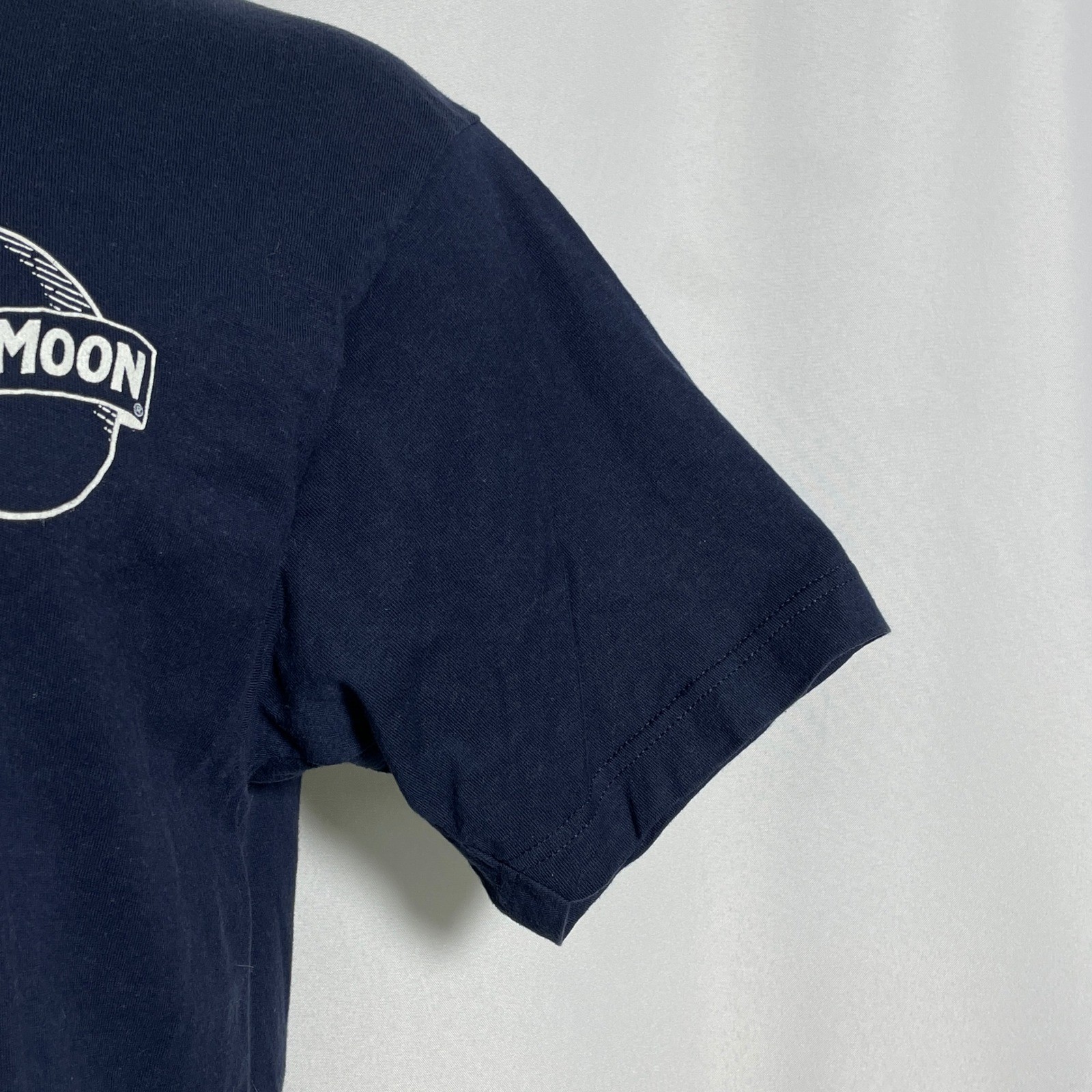 Blue Moon Beer Denver Colorado Tee Luv Navy Blue T-Shirt Men’s LARGE