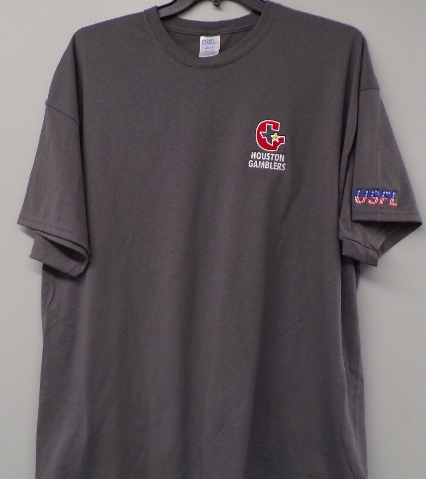 Houston Gamblers USFL Football Embroidered T-Shirt S-6XL, LT-4XLT Roughnecks