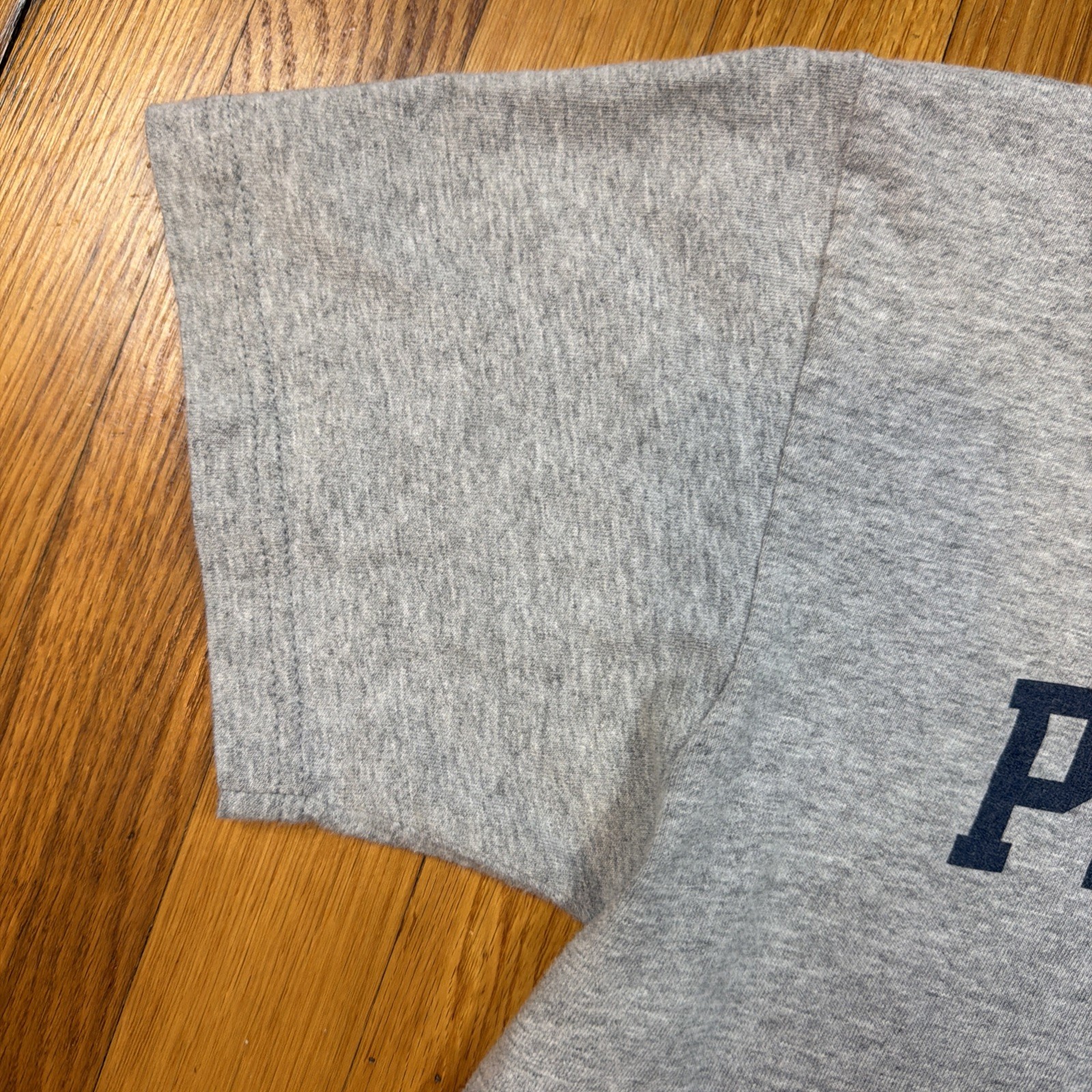 Vintage 90s Yikes Graphic T Mens M Gray Penn State University Cotton Blend