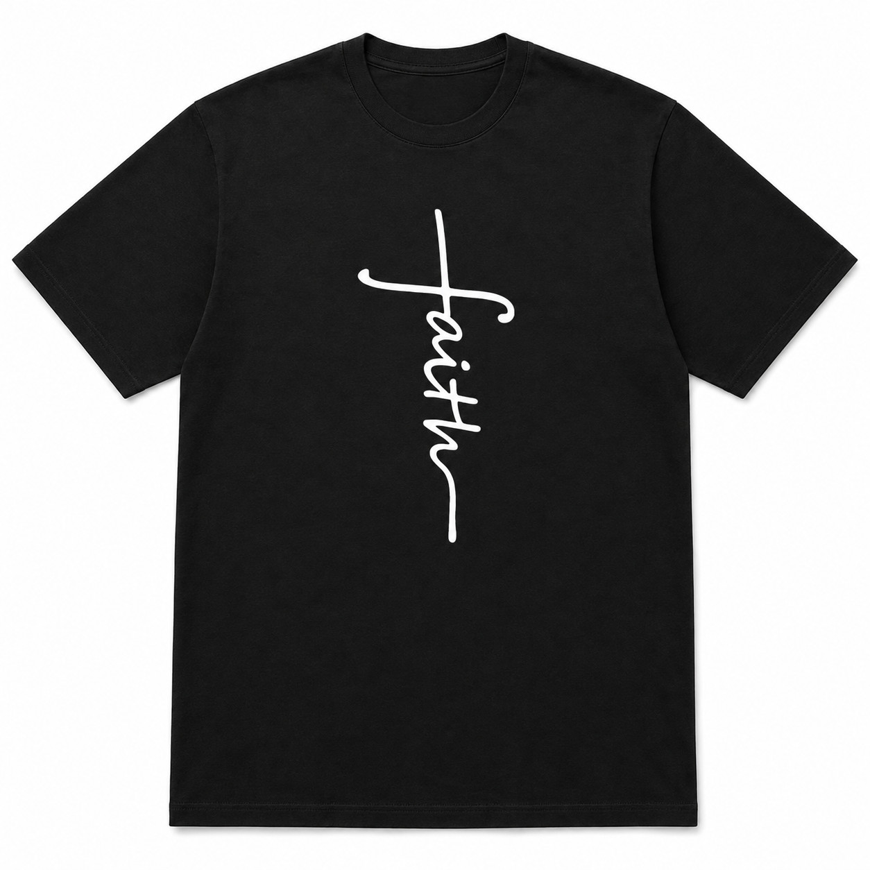 Faith Cross Shirt Christian Graphic Tee Religious Gift Unisex Inspirational