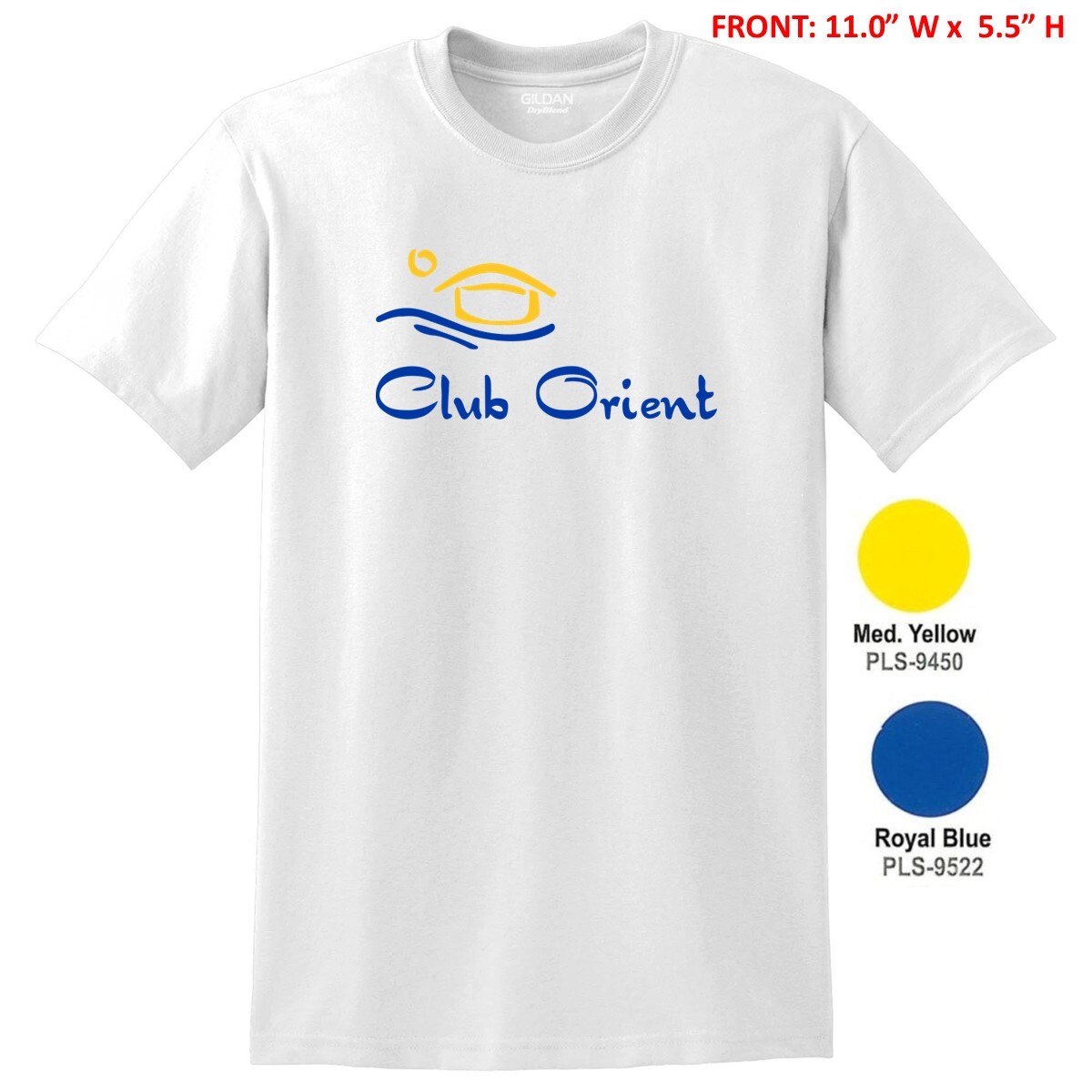 Club Orient T-shirt – Adult S-3X – Choose from 5 Shirt Color Options NEW!