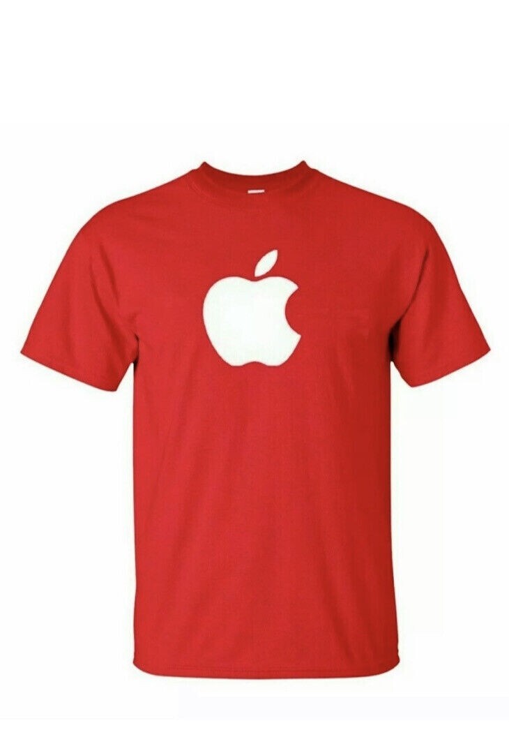 New Apple Logo T Shirt Apple New Shirt Unisex S-XL Sizes 9-Colors Cotton T-Shirt