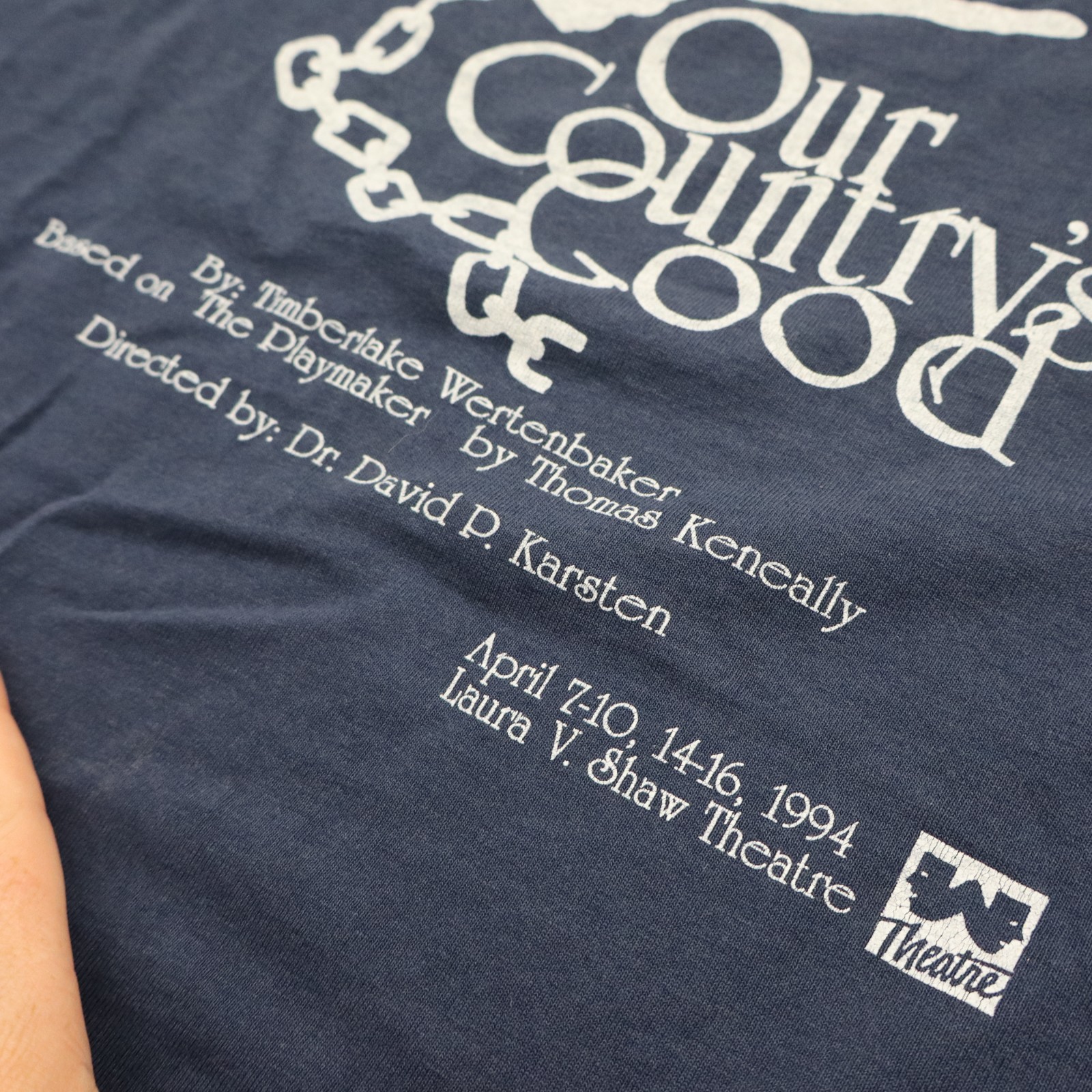 Vtg 1994 Our Country’s Good T-Shirt XL Single Stitch Screen Stars Best USA Made